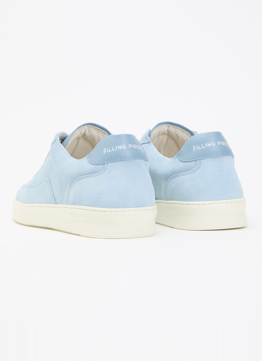 Filling Pieces Mondo Float sneaker van suède - achterkant 5 blauw