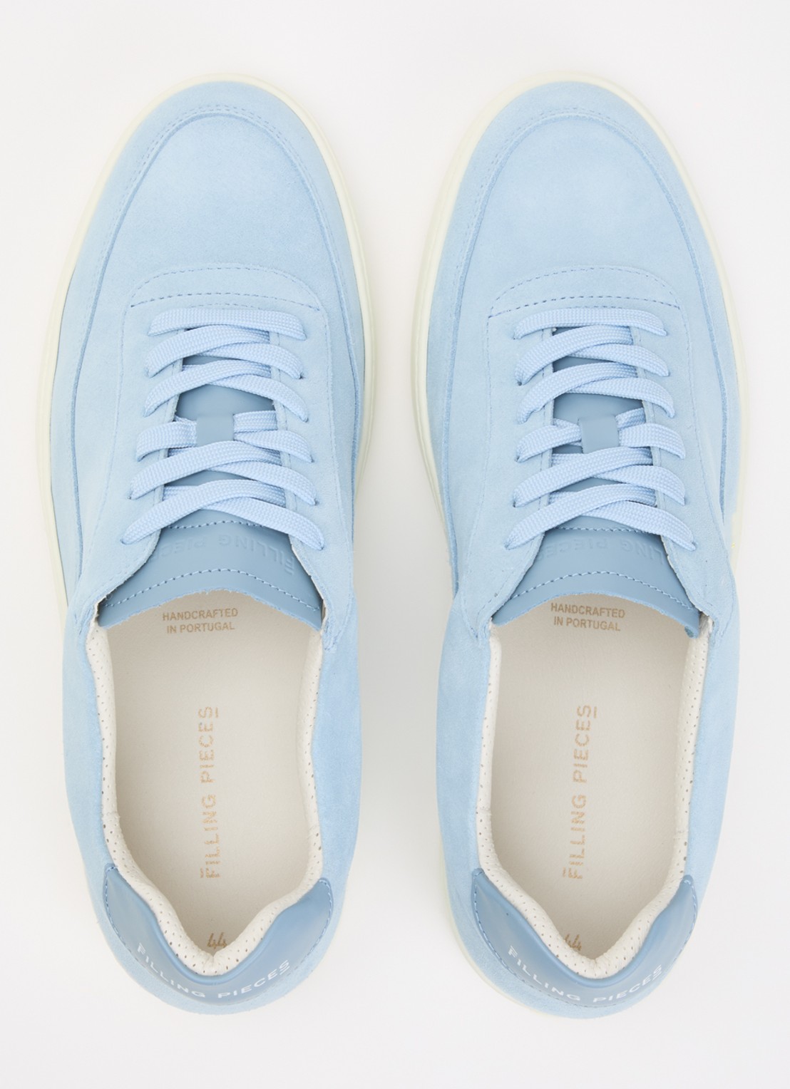 Filling Pieces Mondo Float sneaker van suède - detail 3 blauw