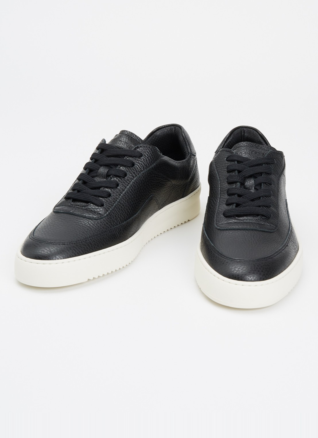Filling Pieces Mondo Grain sneaker van leer - detail 3 zwart