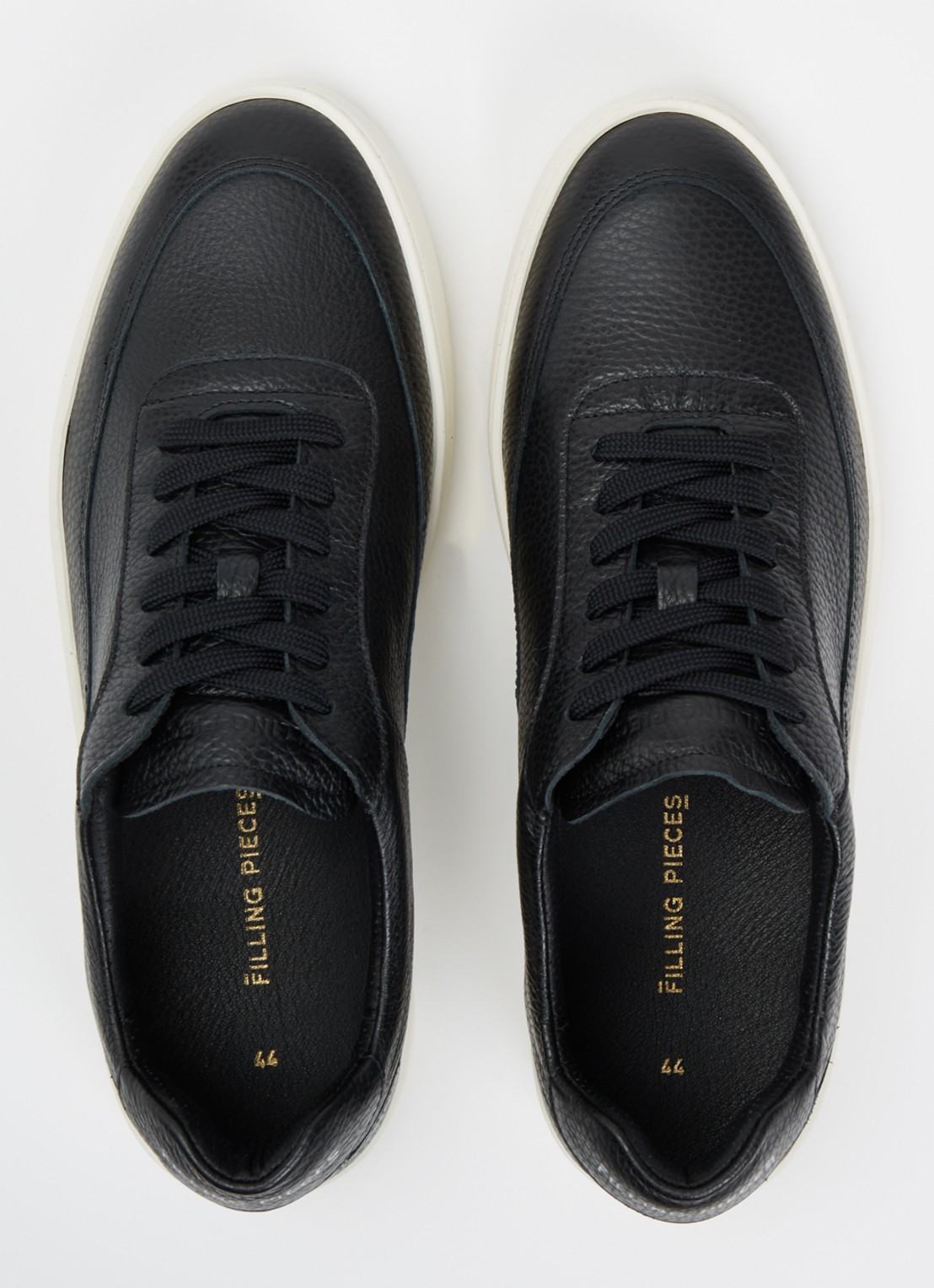 Filling Pieces Mondo Grain sneaker van leer - detail 4 zwart