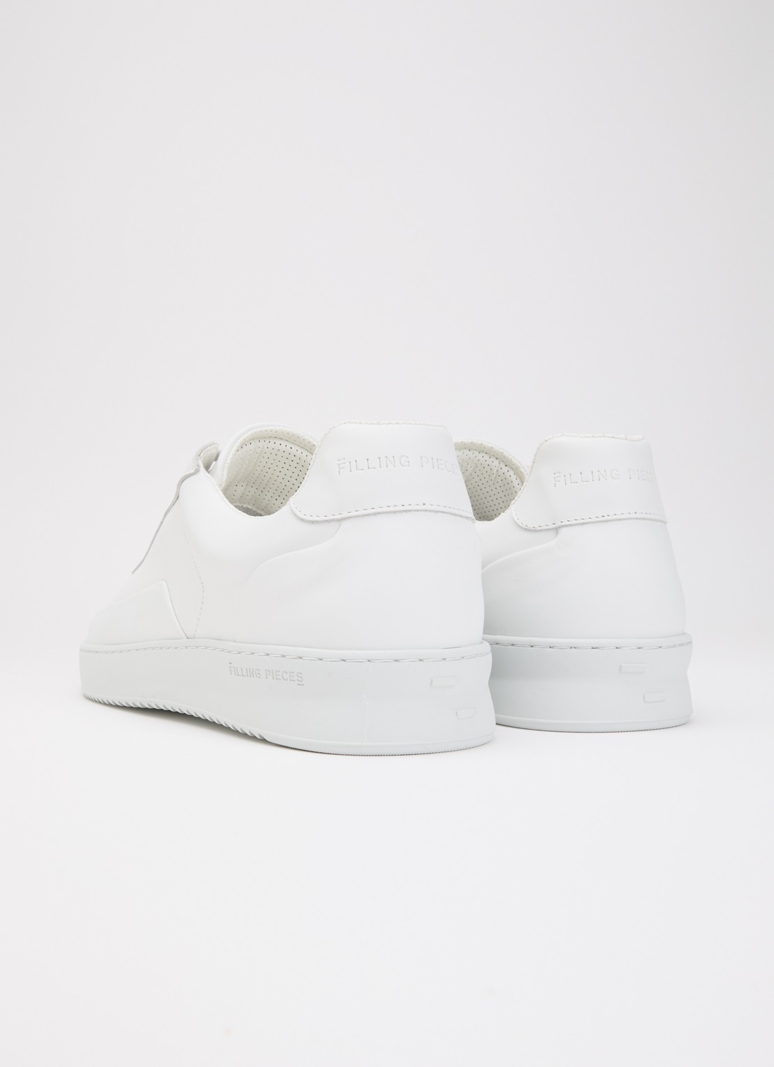 Filling Pieces Mondo Seamless sneaker van leer  - achterkant 5 wit