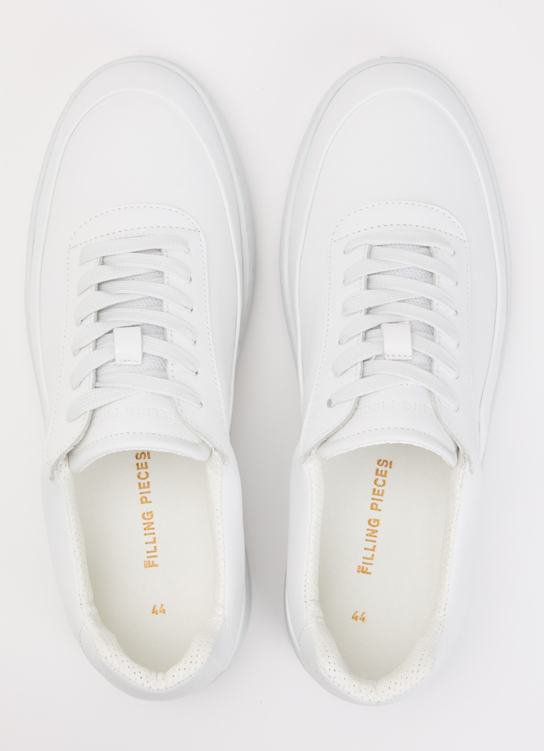 Filling Pieces Mondo Seamless sneaker van leer  - detail 3 wit