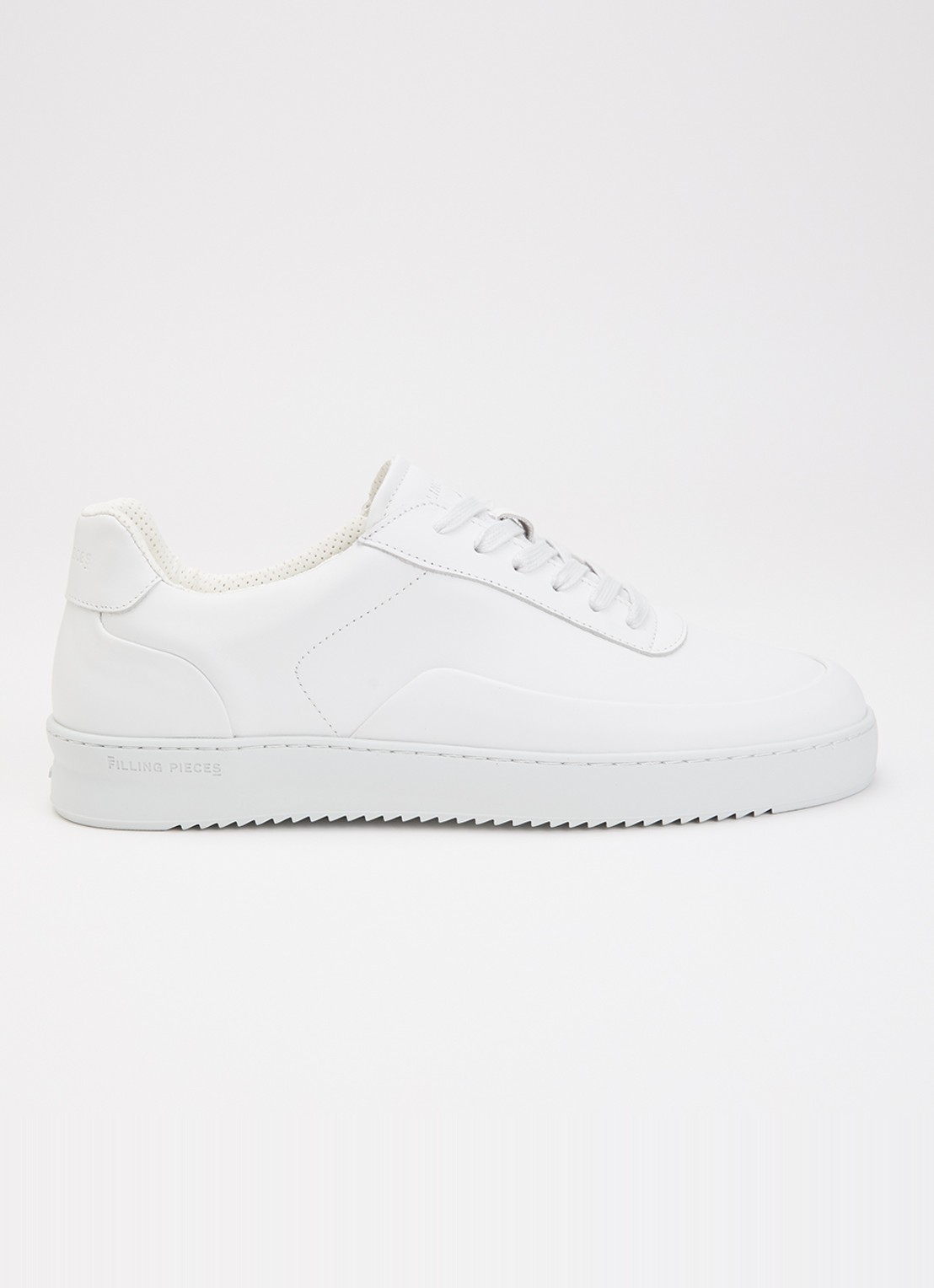 Filling Pieces Mondo Seamless sneaker van leer  - voorkant wit