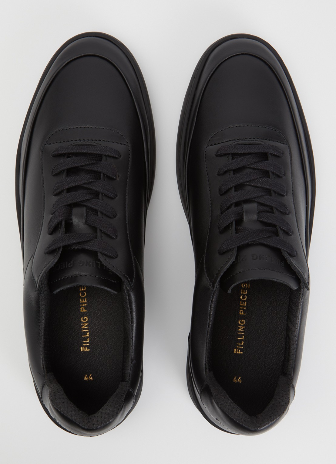 Filling Pieces Mondo Seamless sneaker van leer  - detail 3 zwart