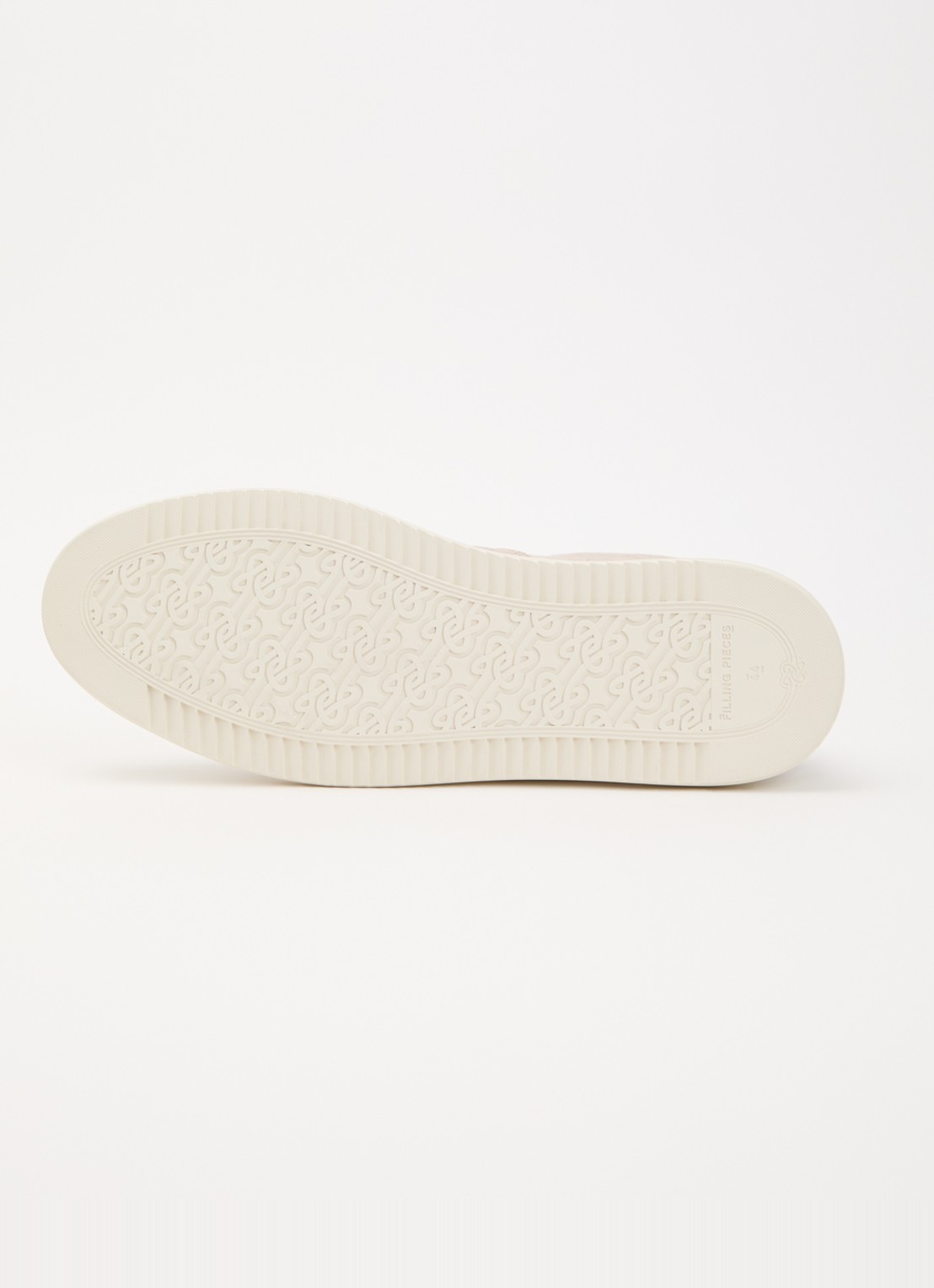 Filling Pieces Mondo sneaker van suède - detail 4 beige