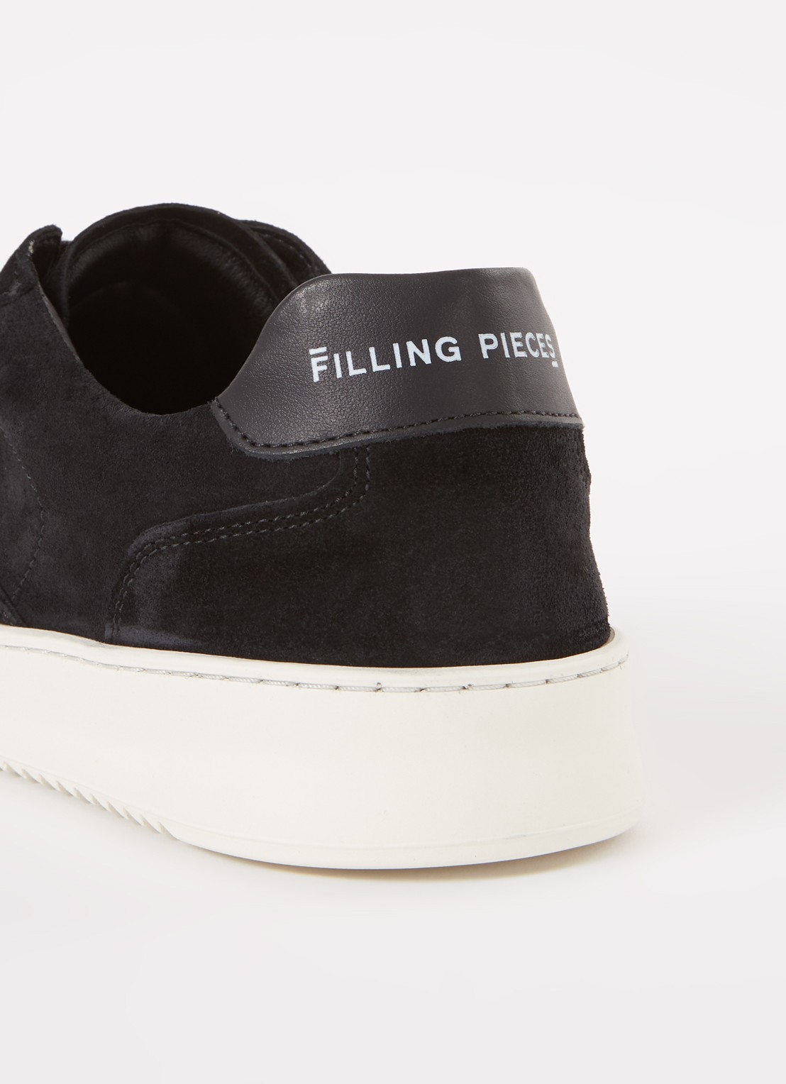 Filling Pieces Mondo  sneaker van suède  - detail 4 zwart