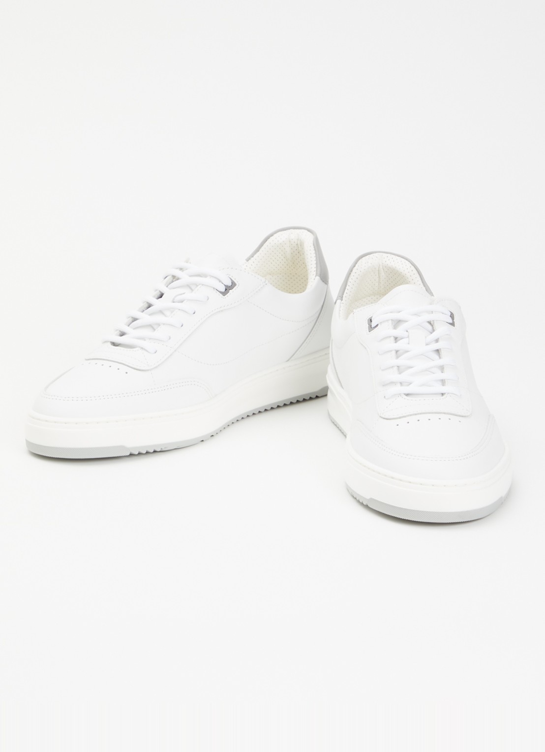 Filling Pieces Mondo Trim sneaker van leer - detail 3 creme