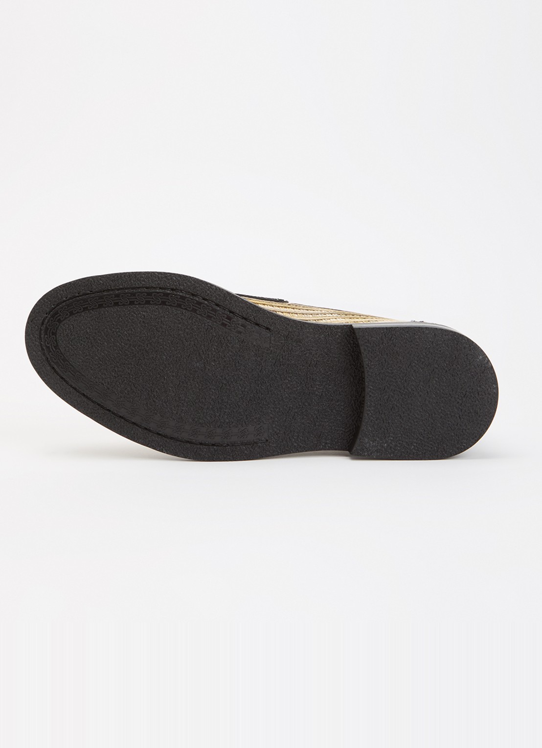 Filling Pieces Panier Tea loafer met details van leer - detail 4 beige