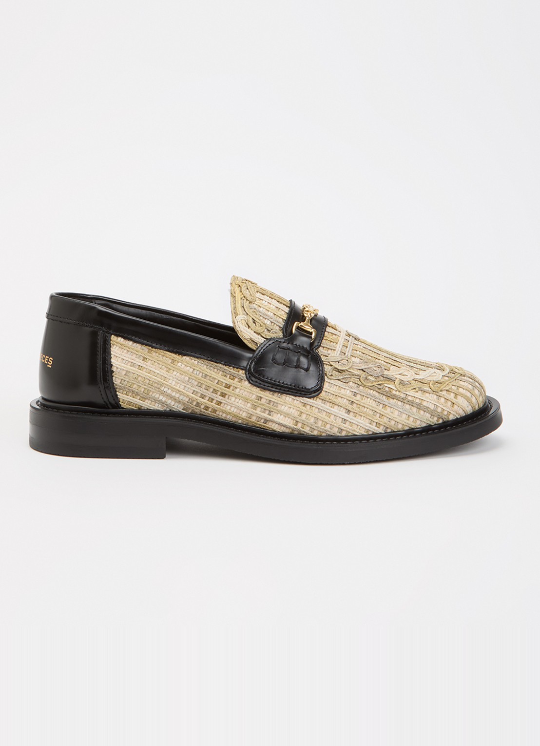Filling Pieces Panier Tea loafer met details van leer - voorkant 5 beige