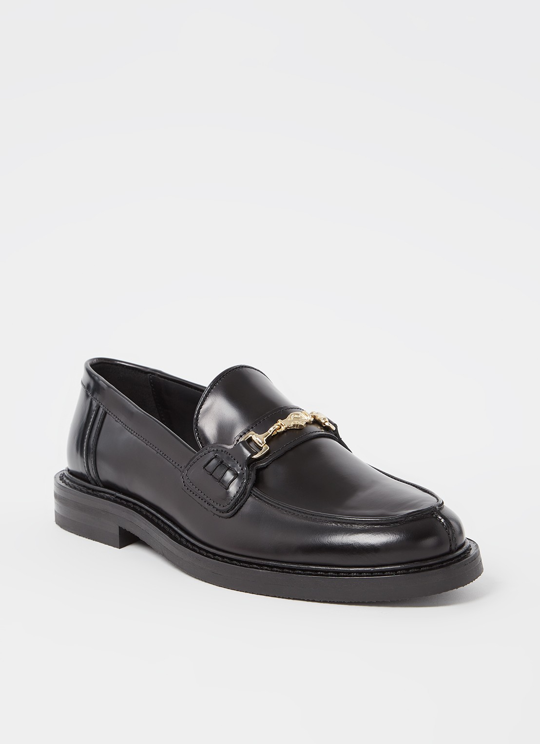 Filling Pieces Polido loafer van leer - voorkant zwart