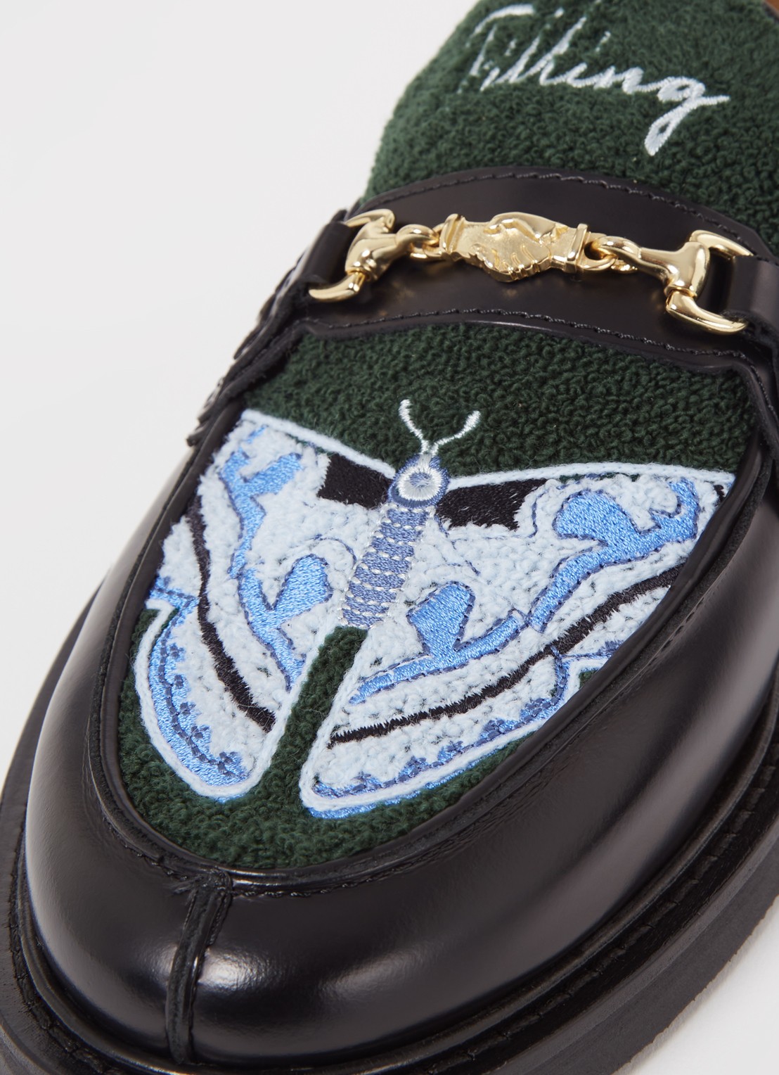 Filling Pieces Polido Microbes loafer van leer met print  - detail 4 zwart