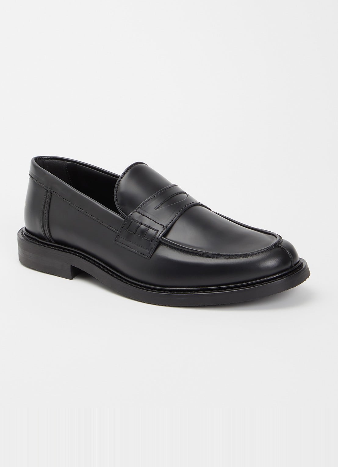 Filling Pieces Polido Minimum loafer van leer - voorkant zwart