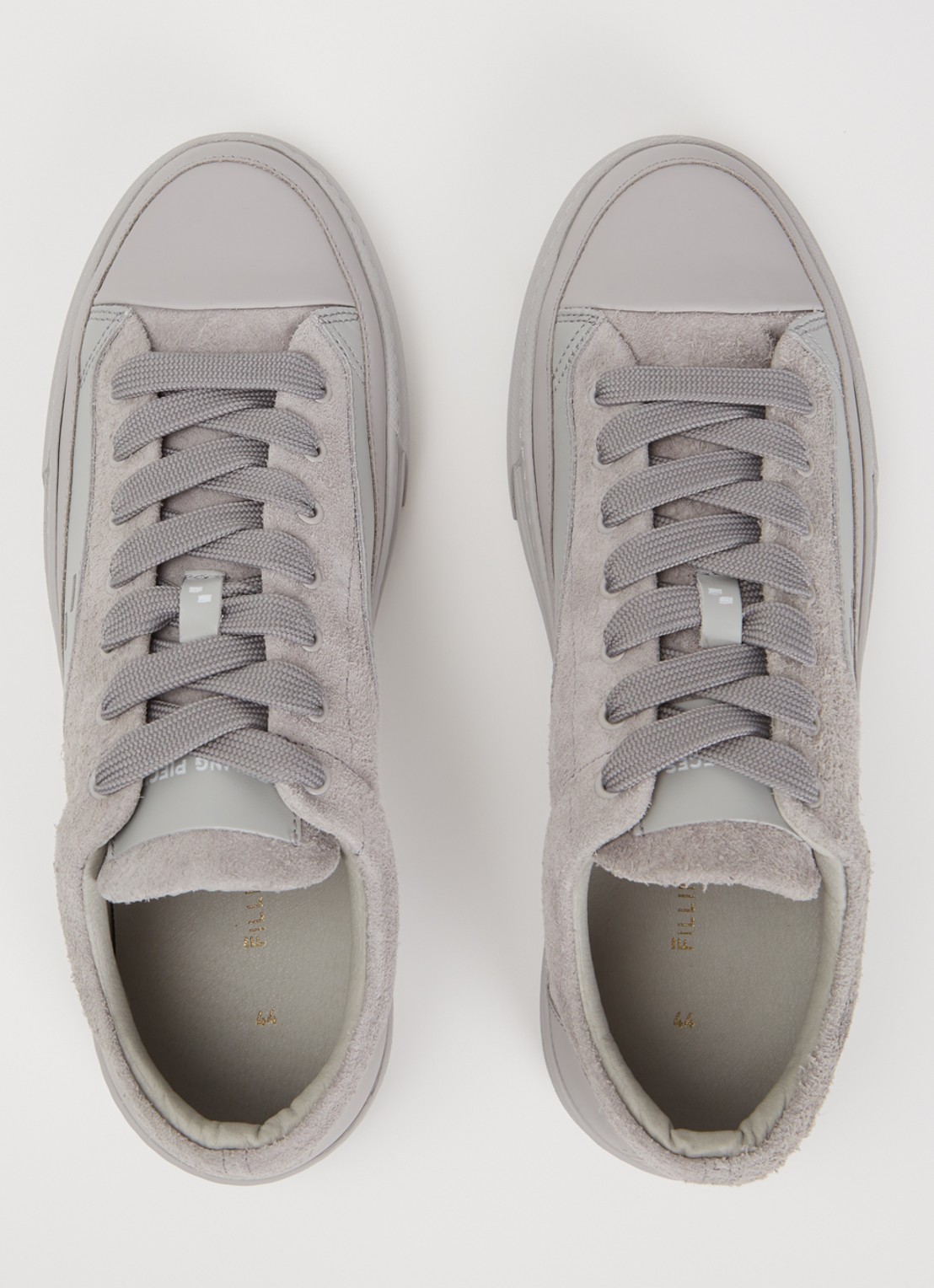 Filling Pieces Riviera Fuzz sneaker van suède - detail 2 grijs