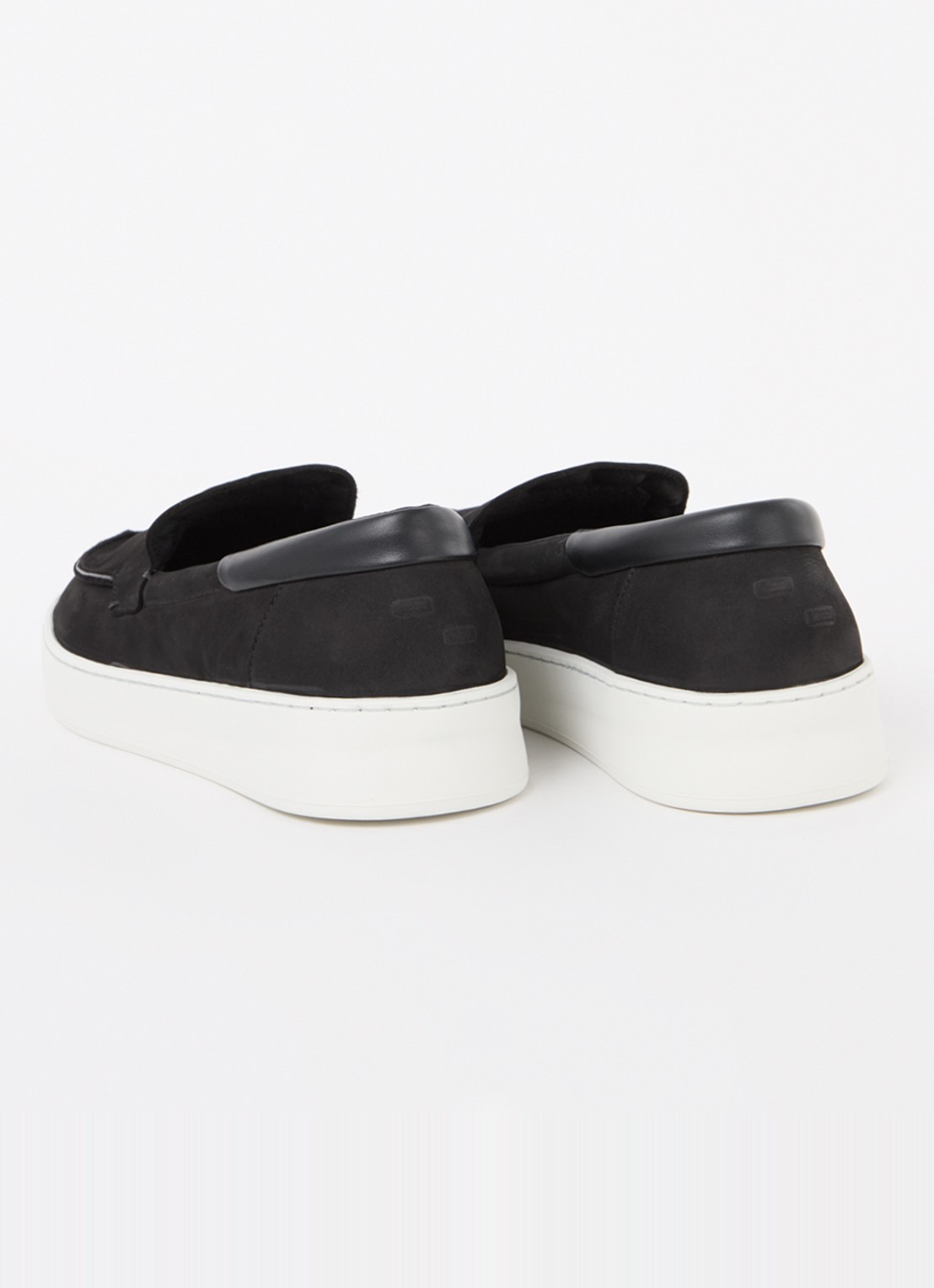 Filling Pieces Signature slip-on van nubuck - achterkant 3 zwart