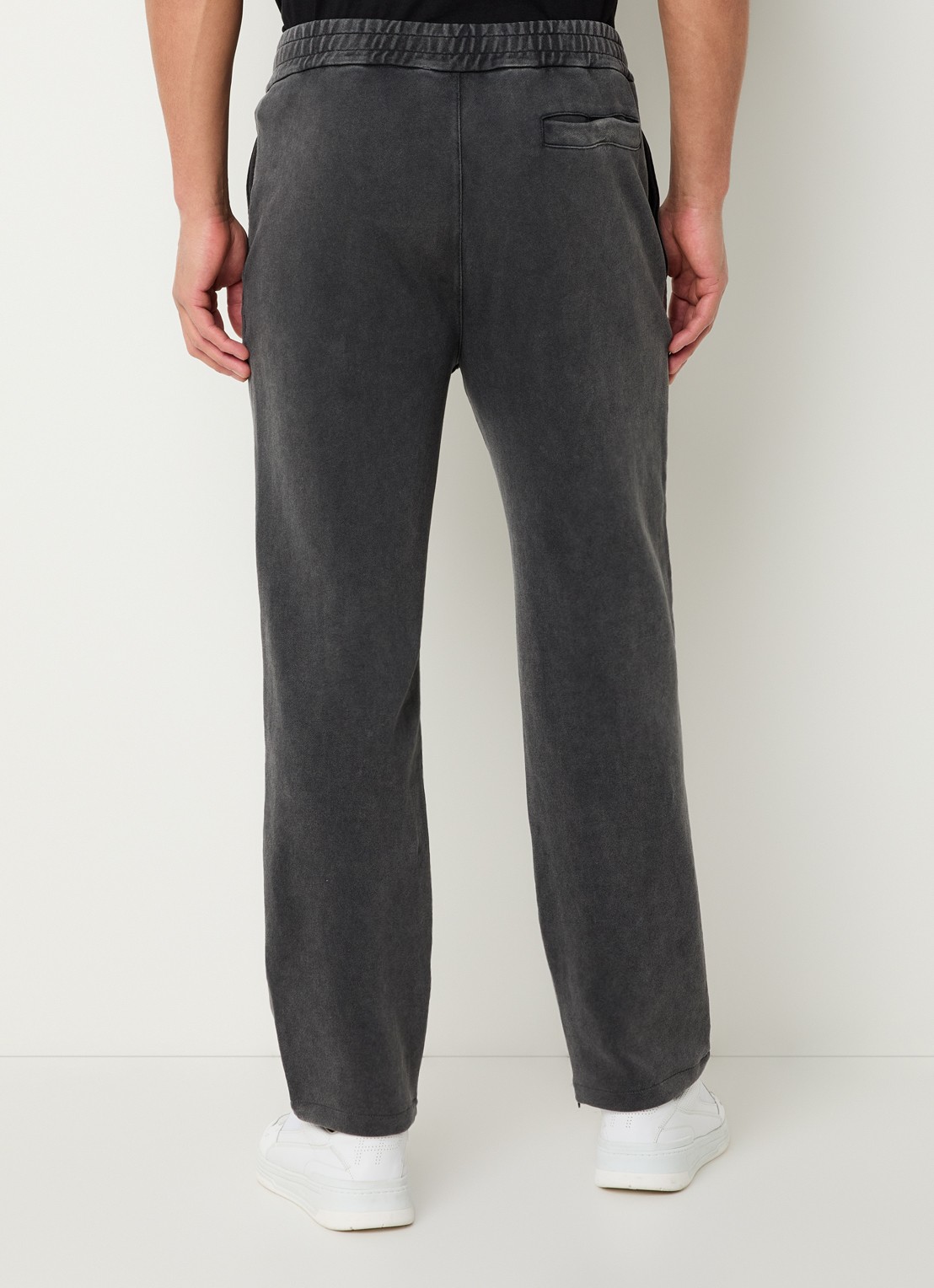 Filling Pieces Straight fit joggingsbroek met steekzakken - achterkant 5 antraciet