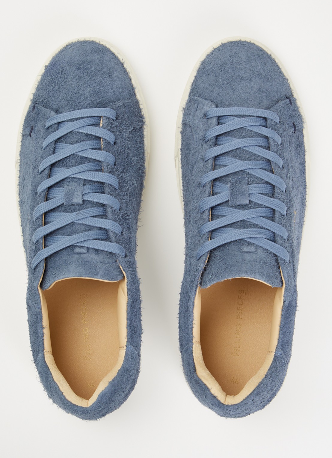 Filling Pieces Tiebreak Fuzz sneaker van  suède met structuur - detail 2 indigo