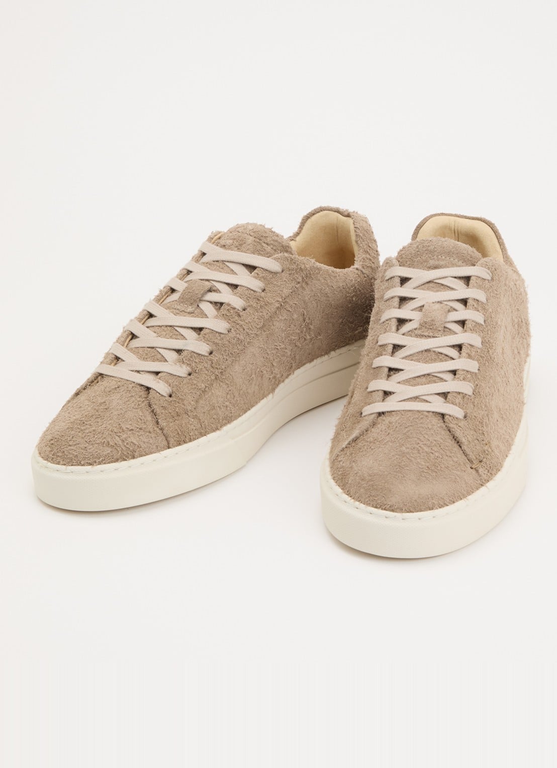 Filling Pieces Tiebreak Fuzz sneaker van  suède met structuur - detail 2 donkerbeige