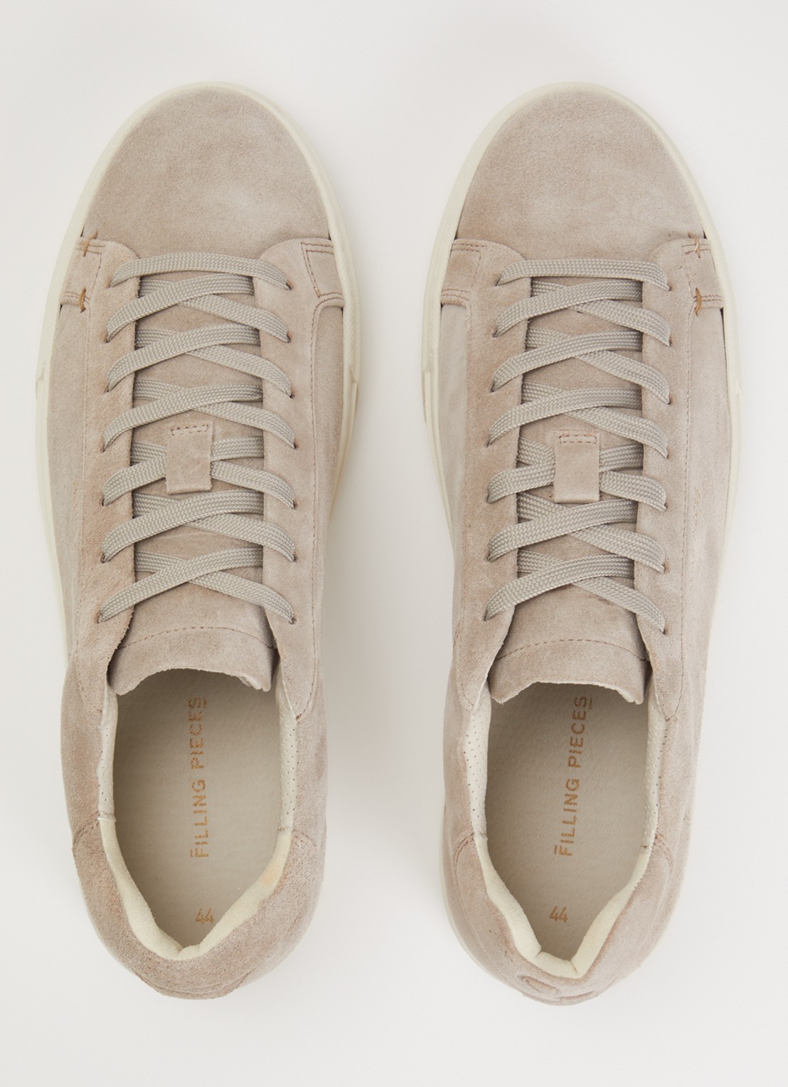 Filling Pieces Tiebreak sneaker van suède - detail 4 grijs