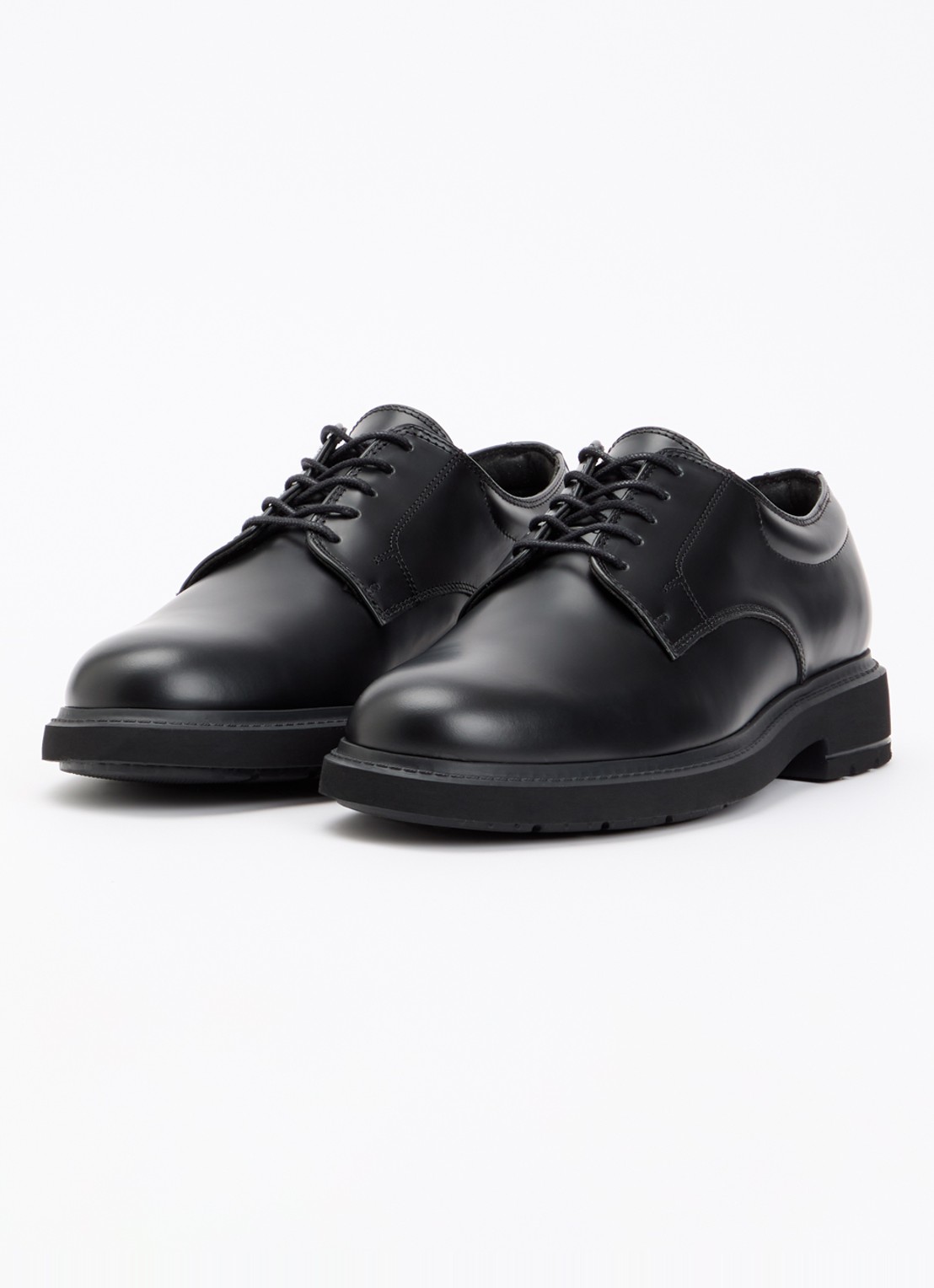 Filling Pieces Veterschoen van leer - detail 2 zwart