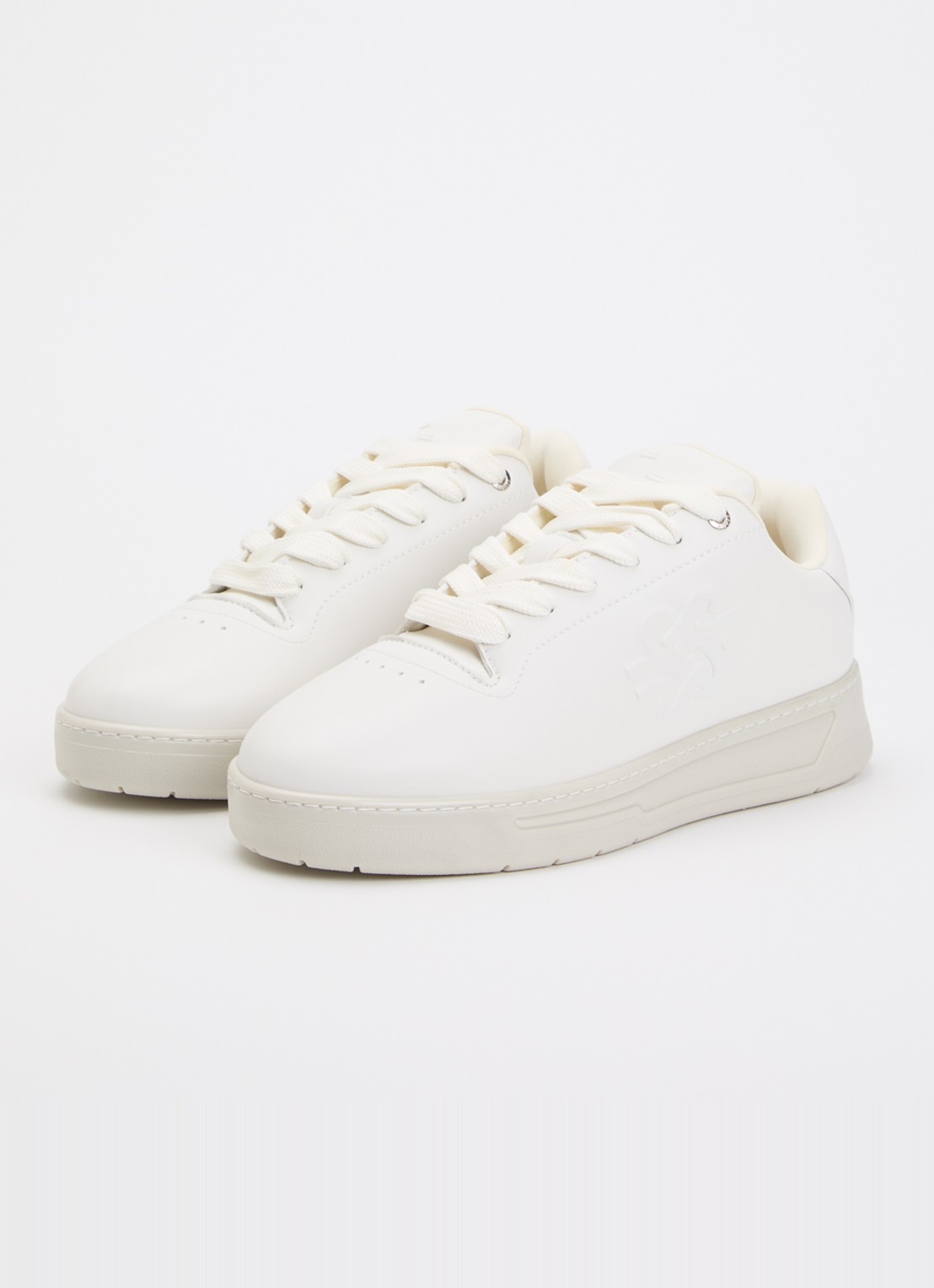 Filling Pieces Voyager Knot sneaker van leer - detail 3 gebroken wit