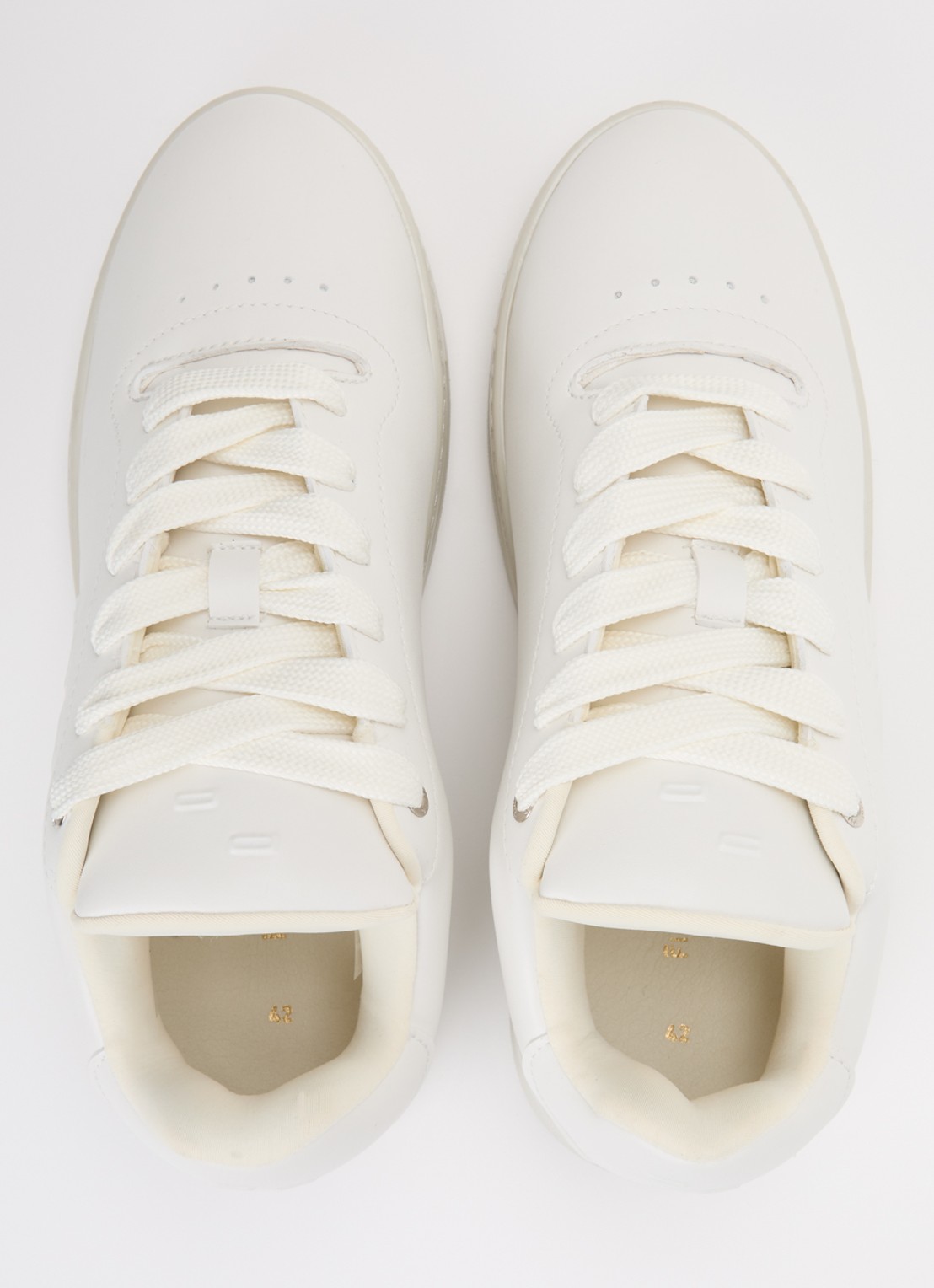 Filling Pieces Voyager Knot sneaker van leer - detail 4 gebroken wit