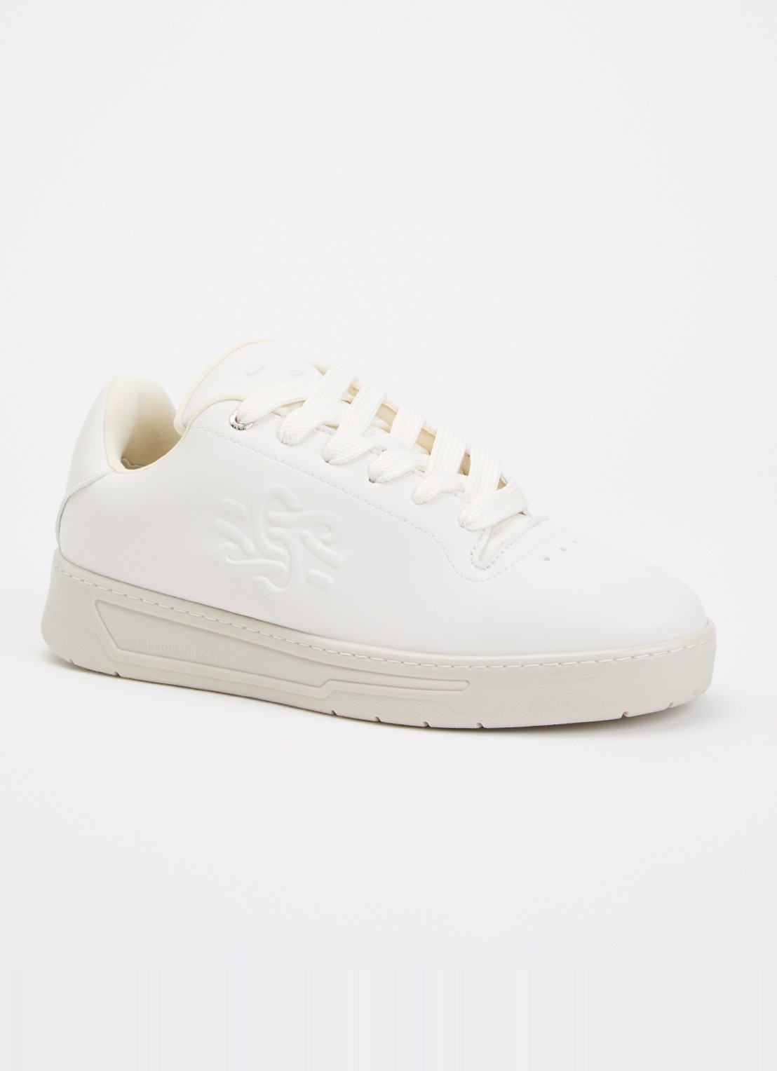 Filling Pieces Voyager Knot sneaker van leer - voorkant gebroken wit