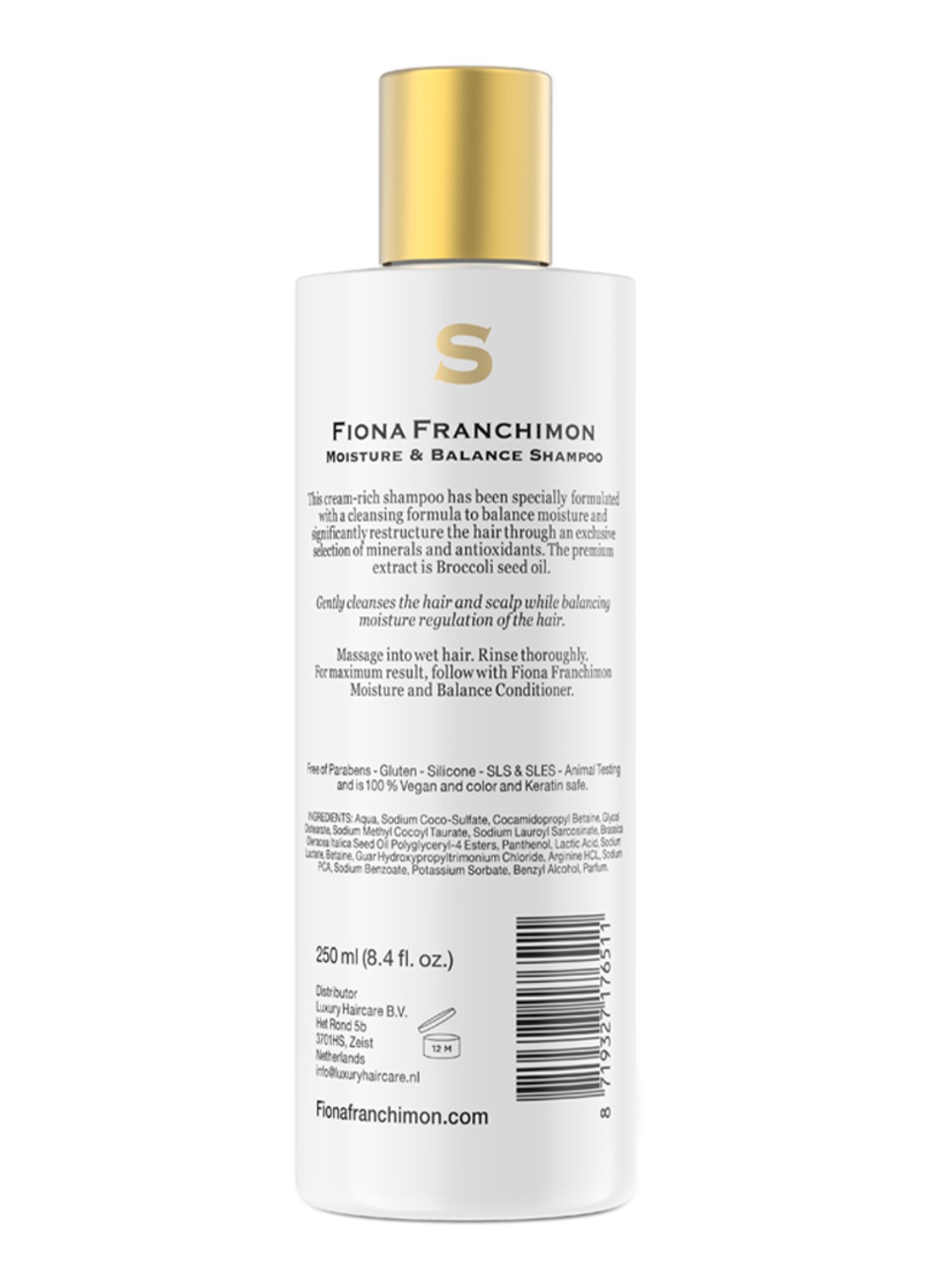 Fiona Franchimon Moisture & Balance Shampoo   - voorkant 2 undefined
