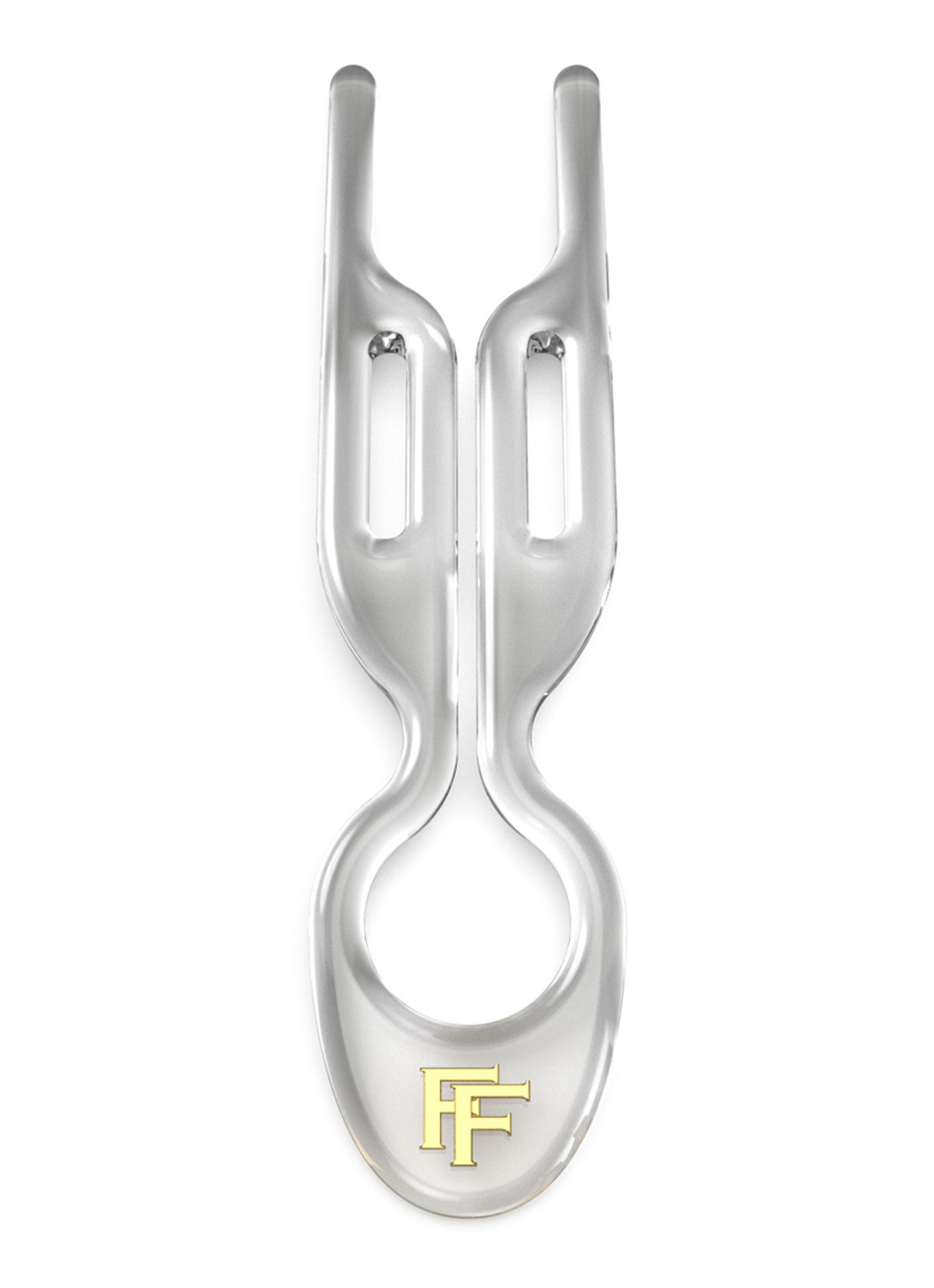 Fiona Franchimon Nº 1 Hairpin - haarpin set van 3  - detail transparent