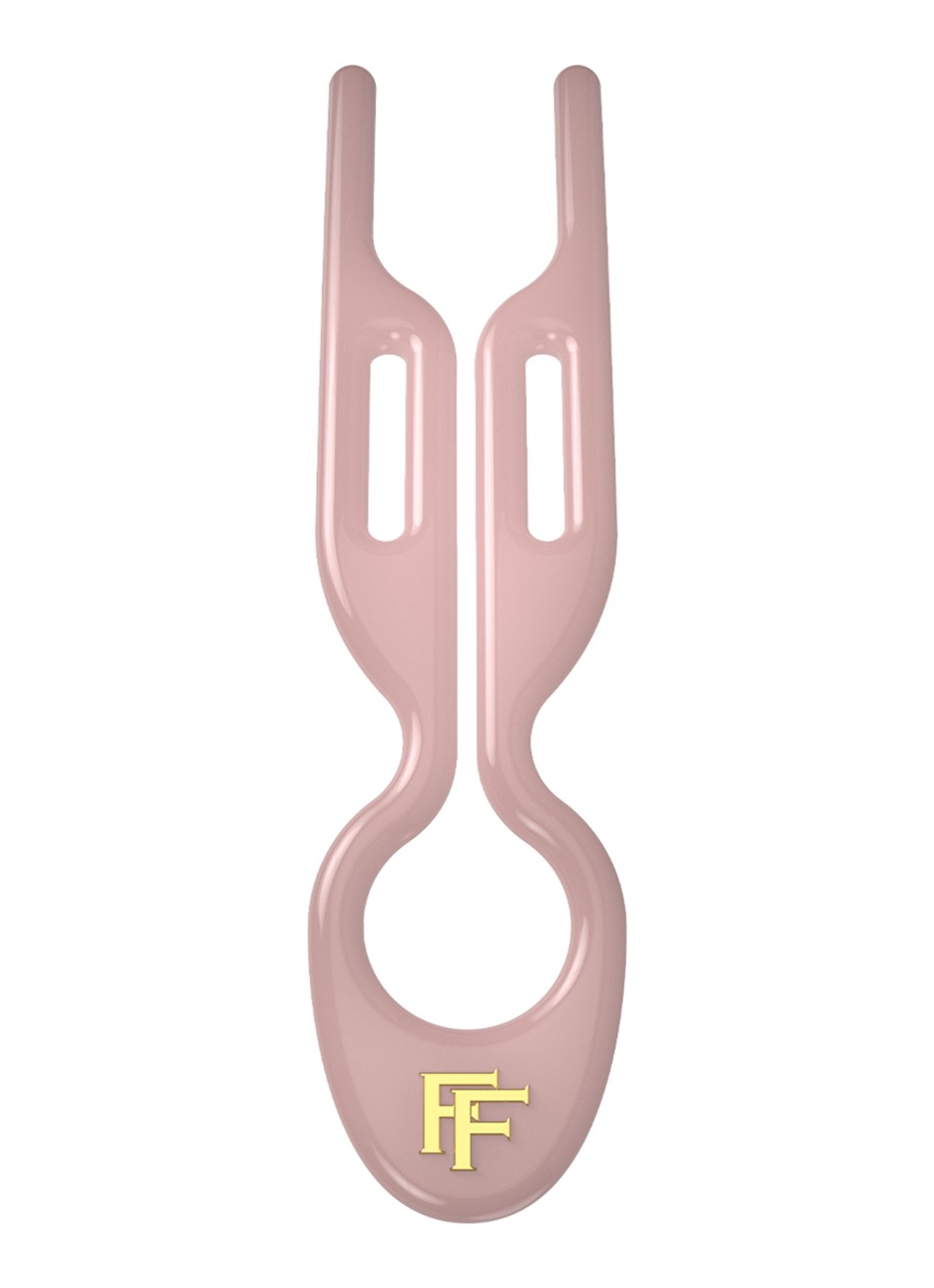 Fiona Franchimon Nº 1 Hairpin - haarpin set van 3  - detail 3 seashell pink