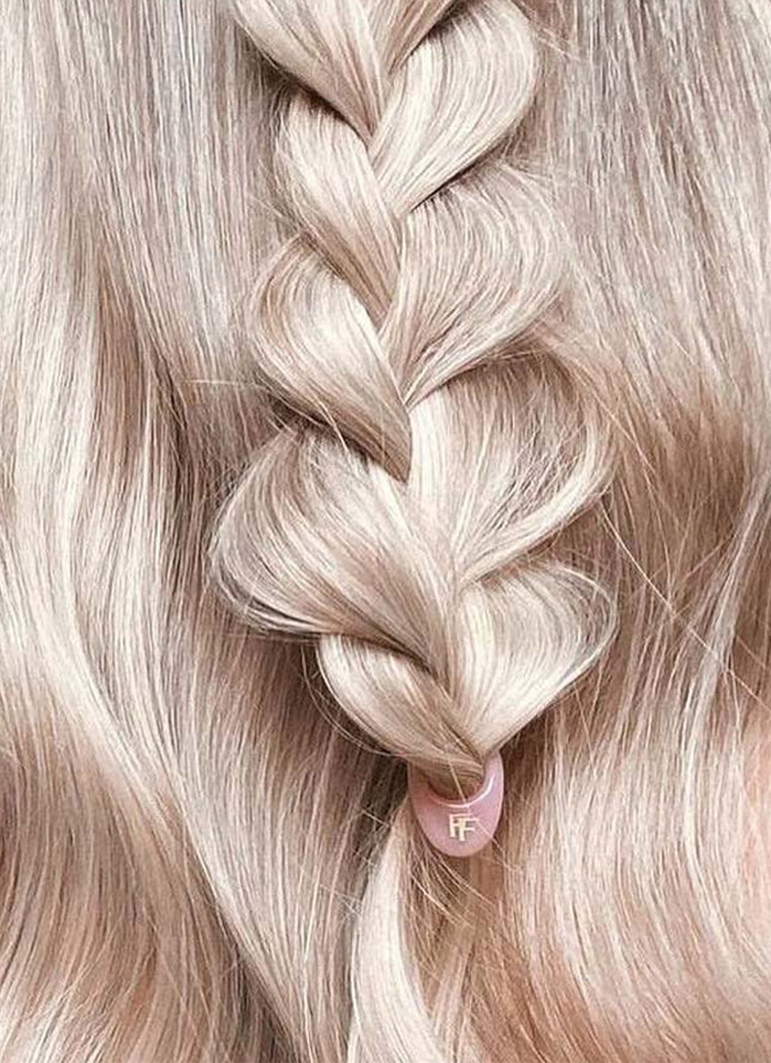 Fiona Franchimon Nº 1 Hairpin - haarpin set van 3  - voorkant 2 seashell pink