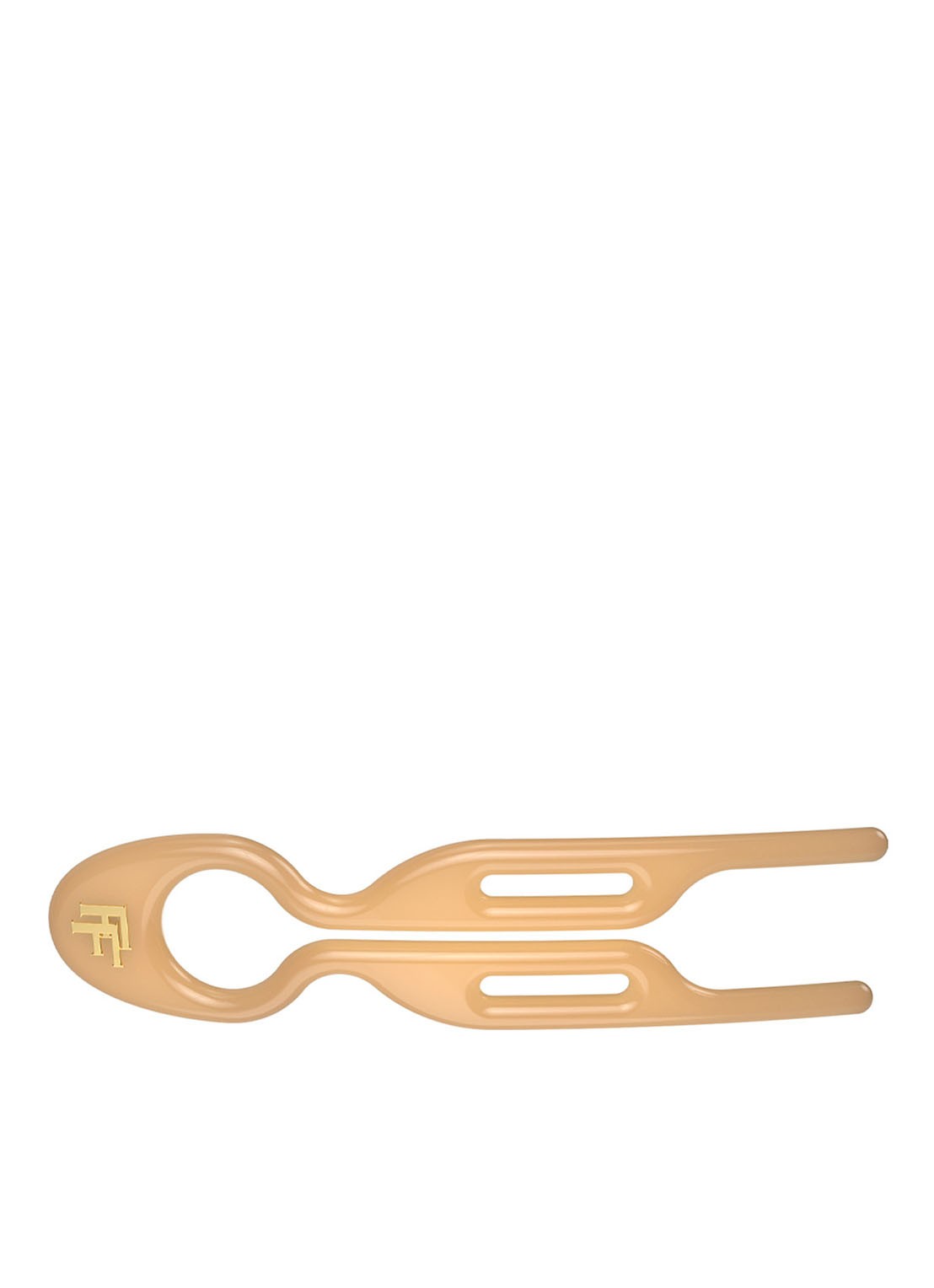 Fiona Franchimon Nº 1 Hairpin - haarpin set van 3  - detail 4 smooth caramel
