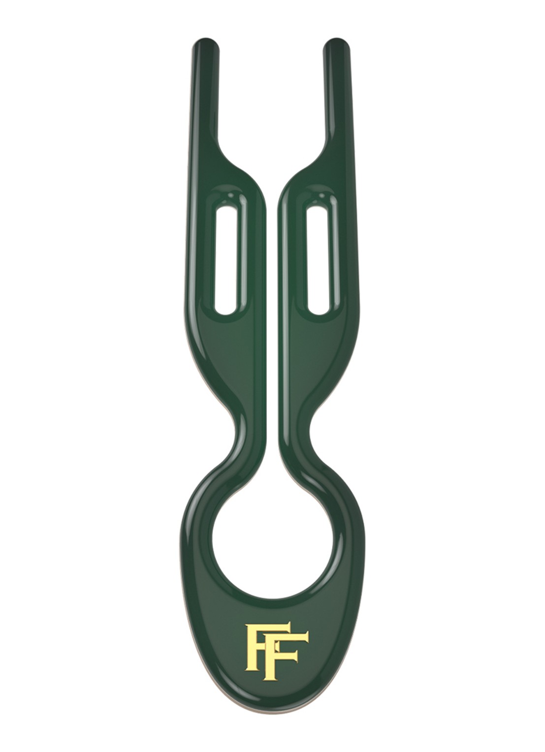 Fiona Franchimon Nº 1 Hairpin - haarpin set van 3  - detail 3 emerald green