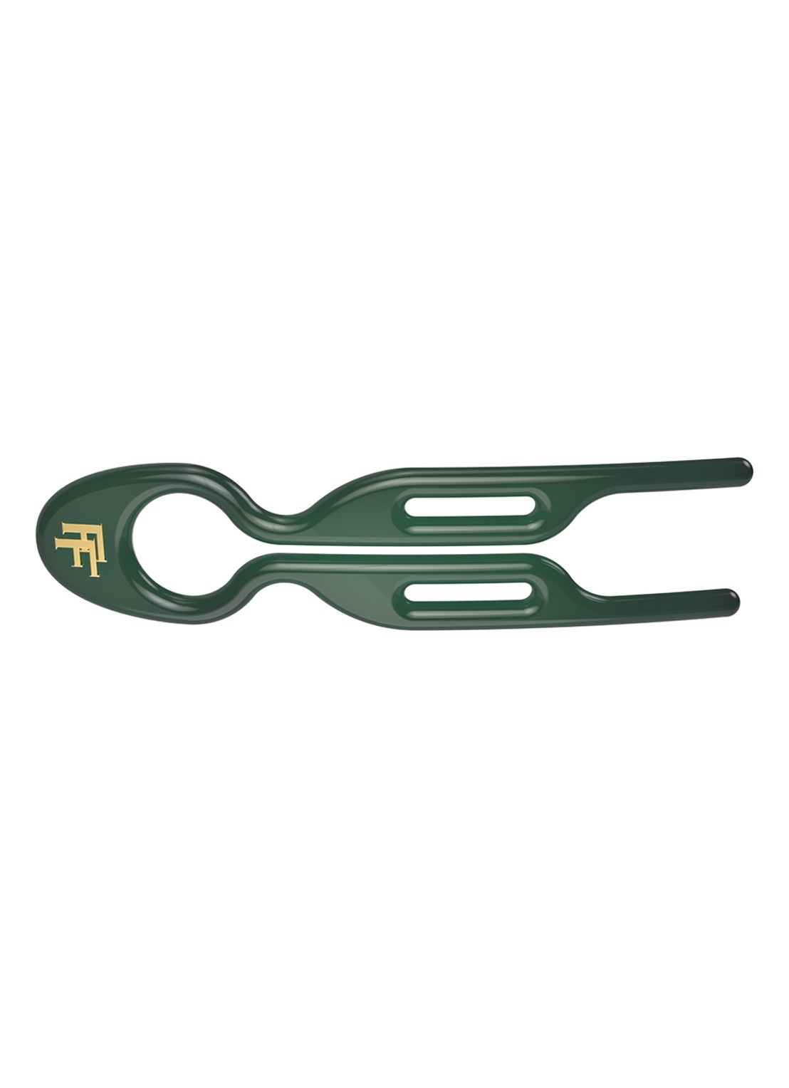 Fiona Franchimon Nº 1 Hairpin - haarpin set van 3  - detail 5 emerald green