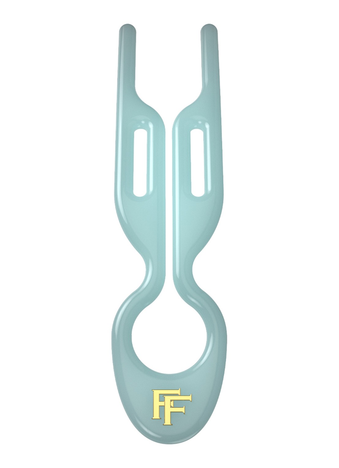 Fiona Franchimon Nº 1 Hairpin - haarpin set van 3  - detail 3 tantalizing blue