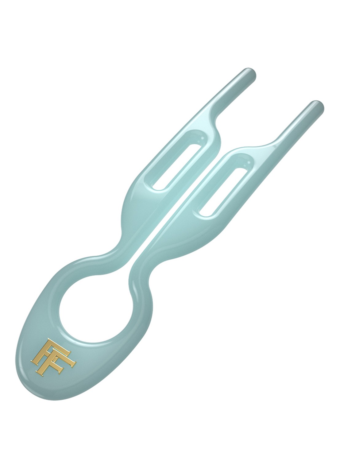 Fiona Franchimon Nº 1 Hairpin - haarpin set van 3  - voorkant tantalizing blue
