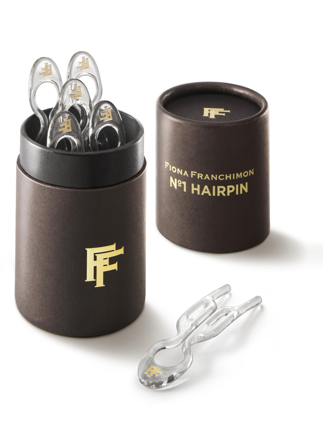 Fiona Franchimon Nº 1 Hairpin - haarpin set van 5 - detail 5 transparent