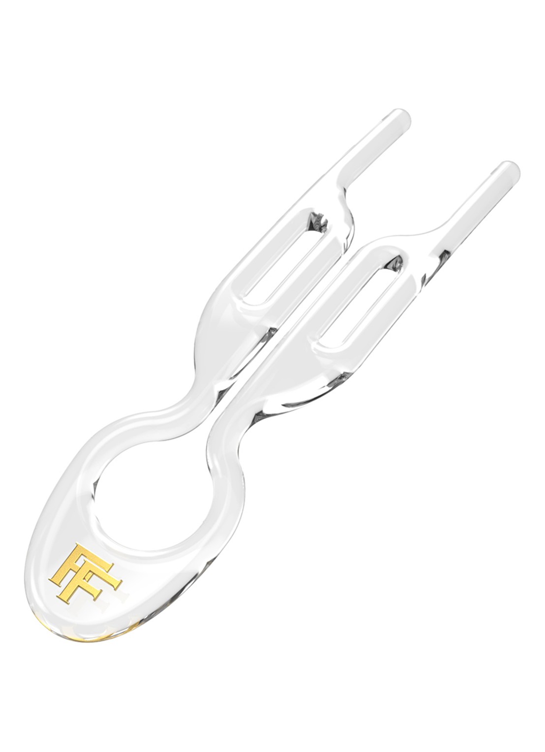Fiona Franchimon Nº 1 Hairpin - haarpin set van 5 - voorkant transparent