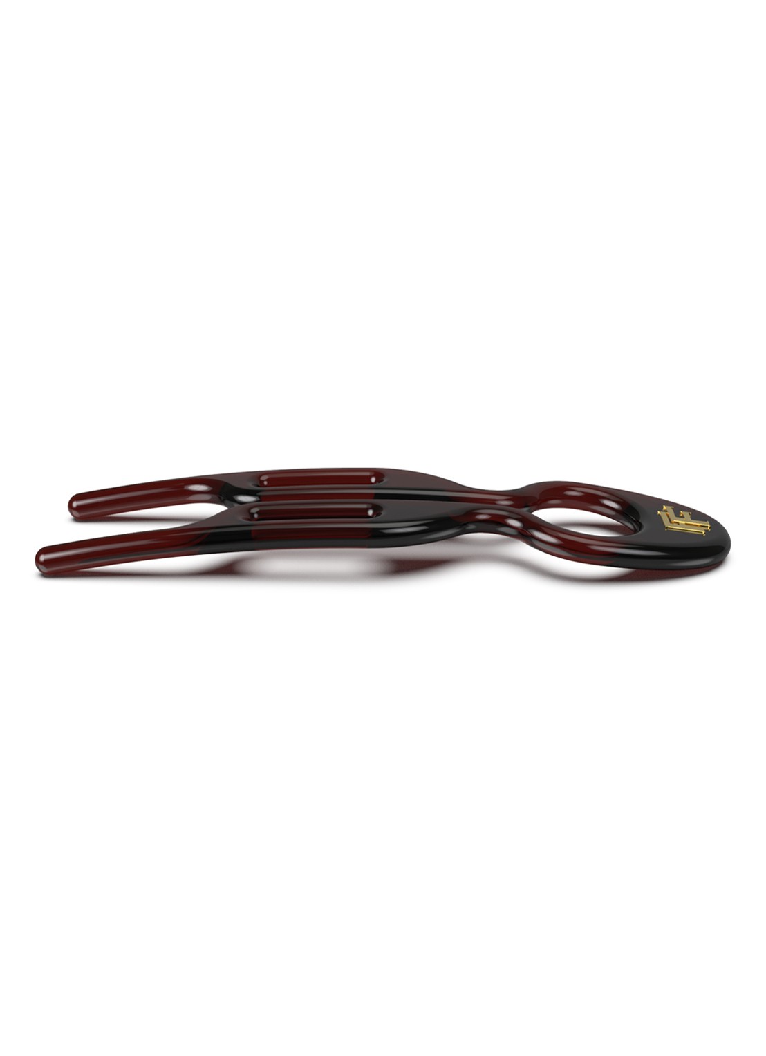 Fiona Franchimon Nº 1 Hairpin - haarpin set van 5 - detail 2 brown