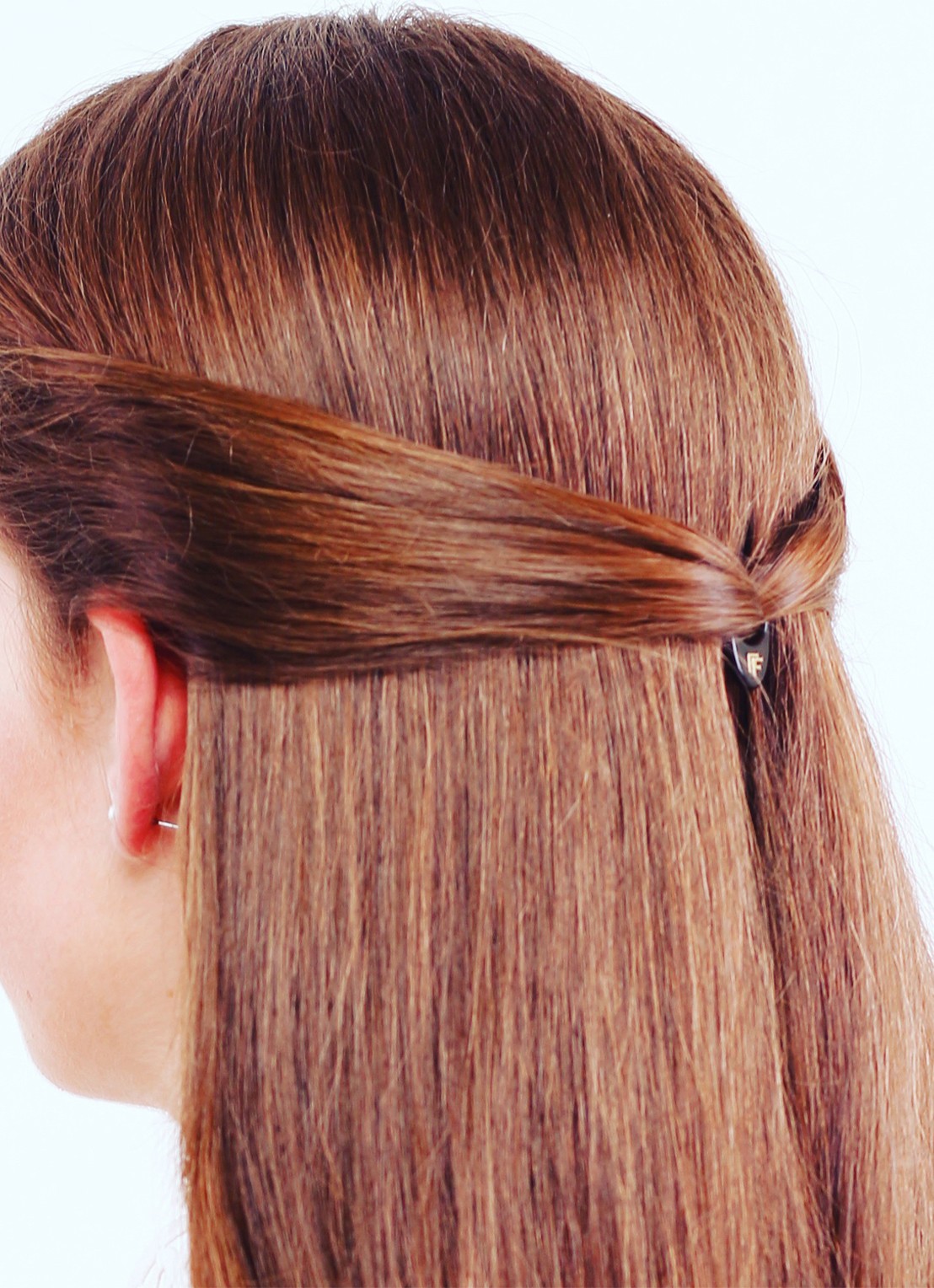 Fiona Franchimon Nº 1 Hairpin - haarpin set van 5 - voorkant 6 brown