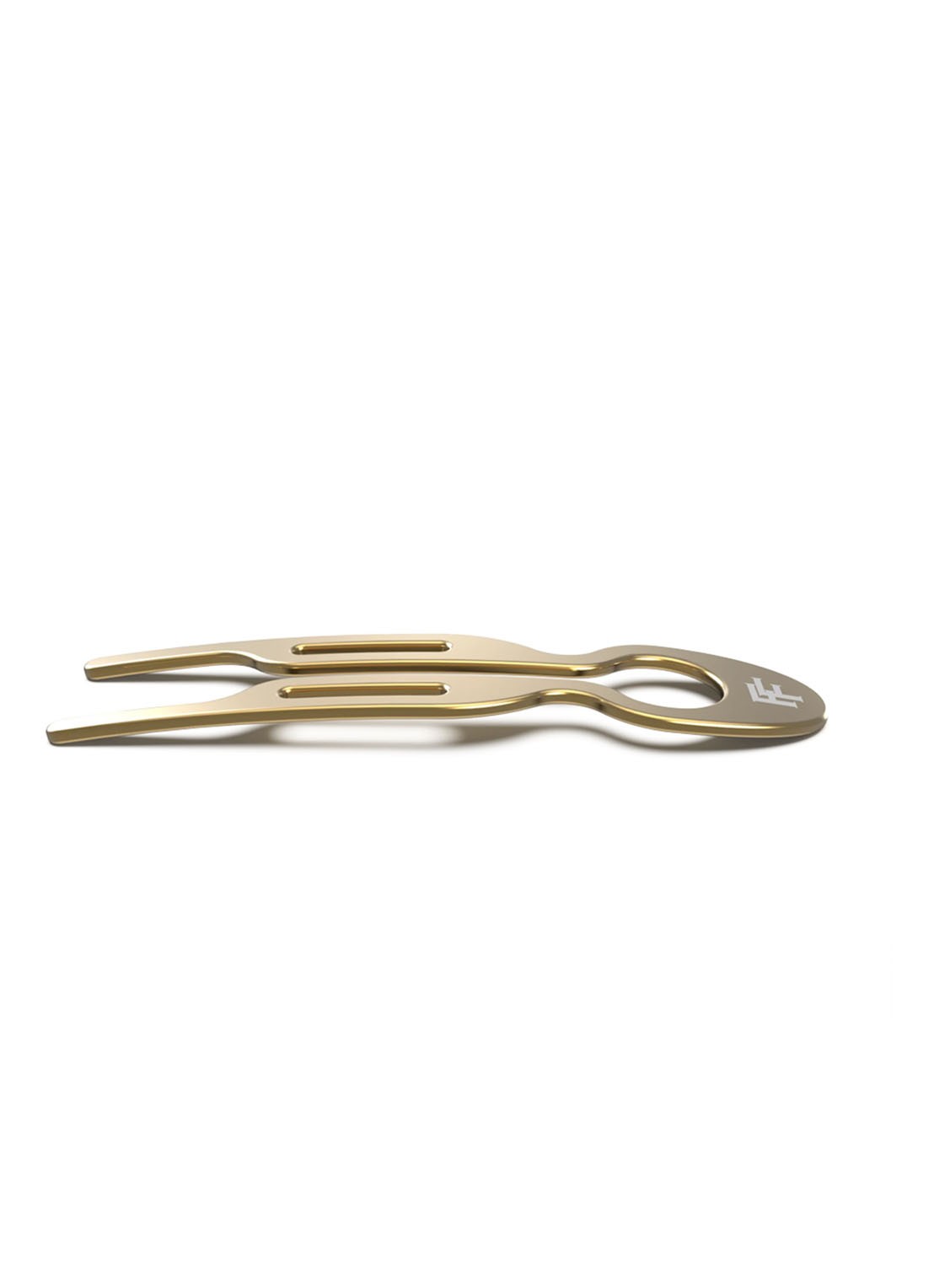 Fiona Franchimon Nº 1 Hairpin - haarpin  - detail 4 yellow gold
