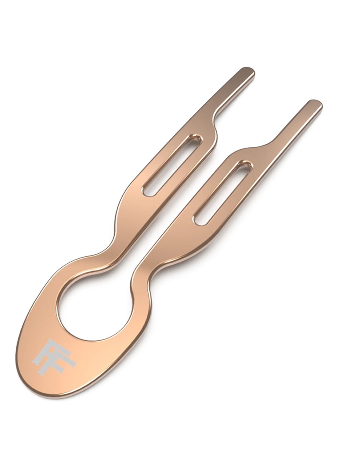 Fiona Franchimon Nº 1 Hairpin - haarpin  - voorkant 4 rose gold