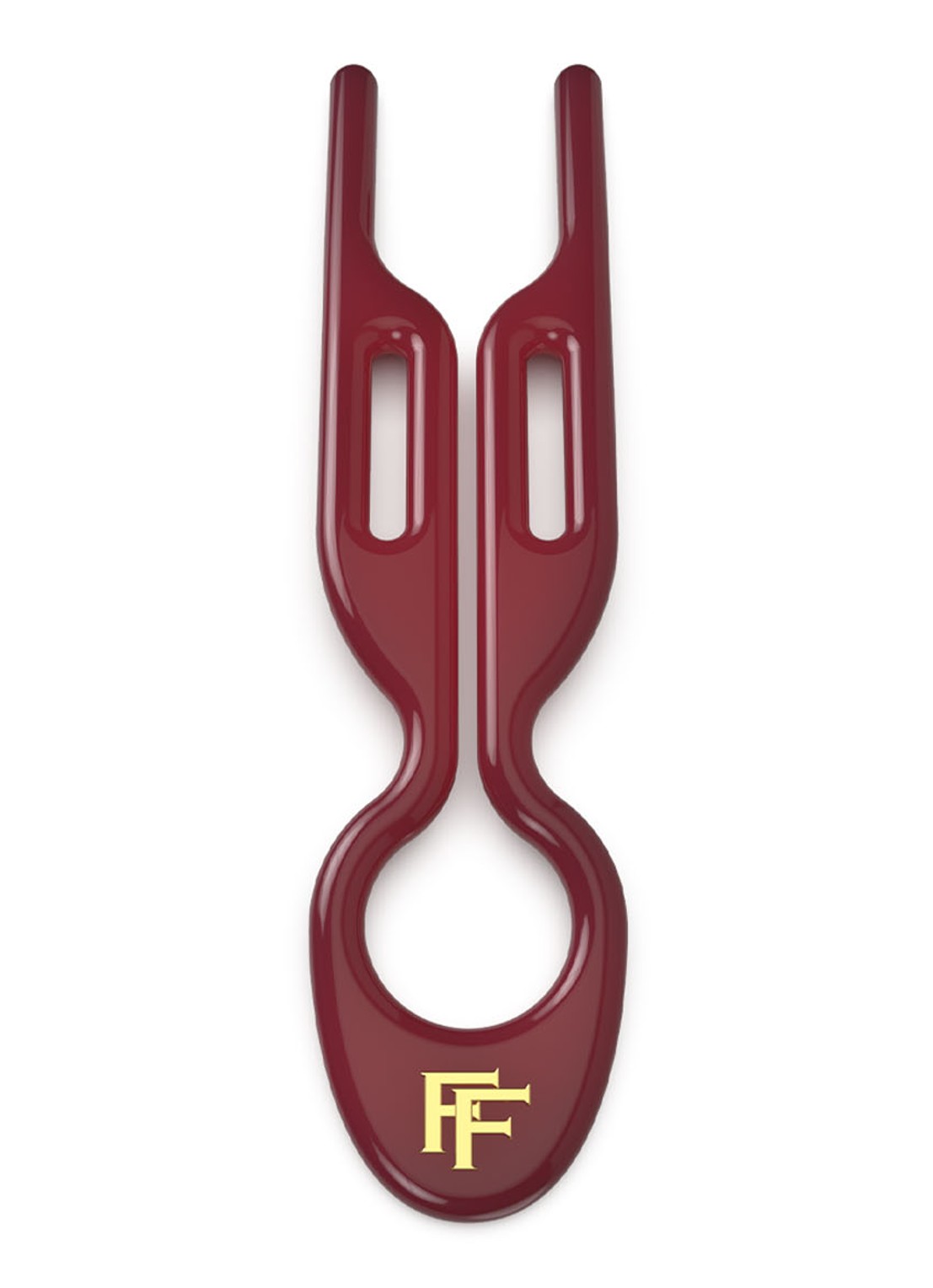 Fiona Franchimon Nº 1 Hairpin - Limited Edition haarpin set van 3 - detail 2 ruby red