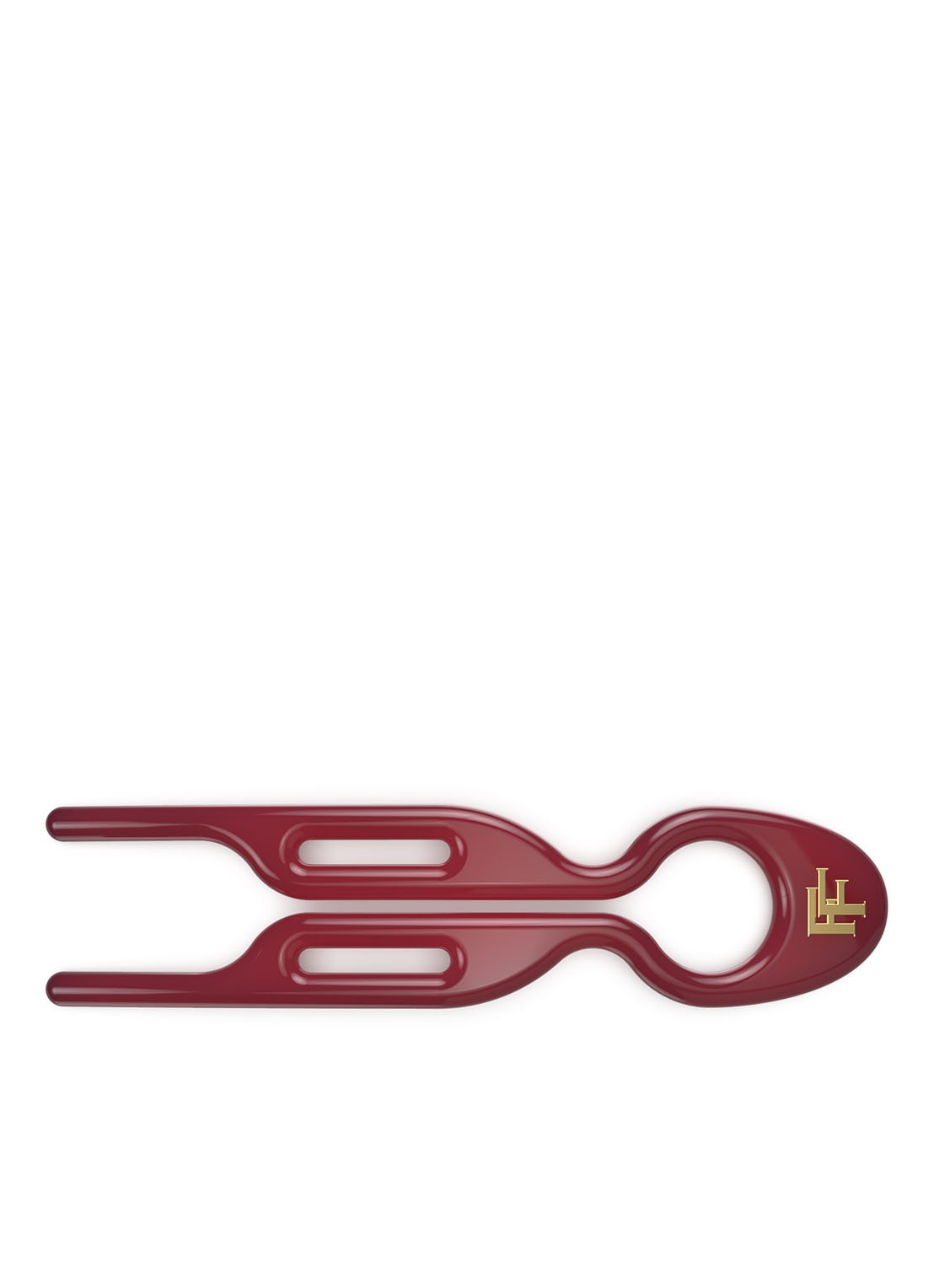 Fiona Franchimon Nº 1 Hairpin - Limited Edition haarpin set van 3 - detail 4 ruby red
