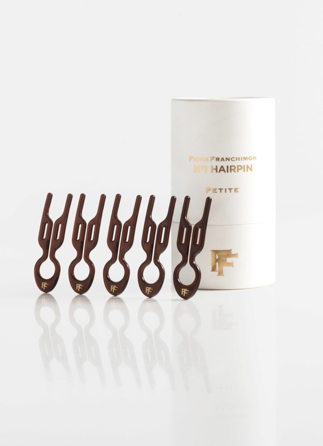 Fiona Franchimon Nº 1 Hairpin Petite - voorkant bruin