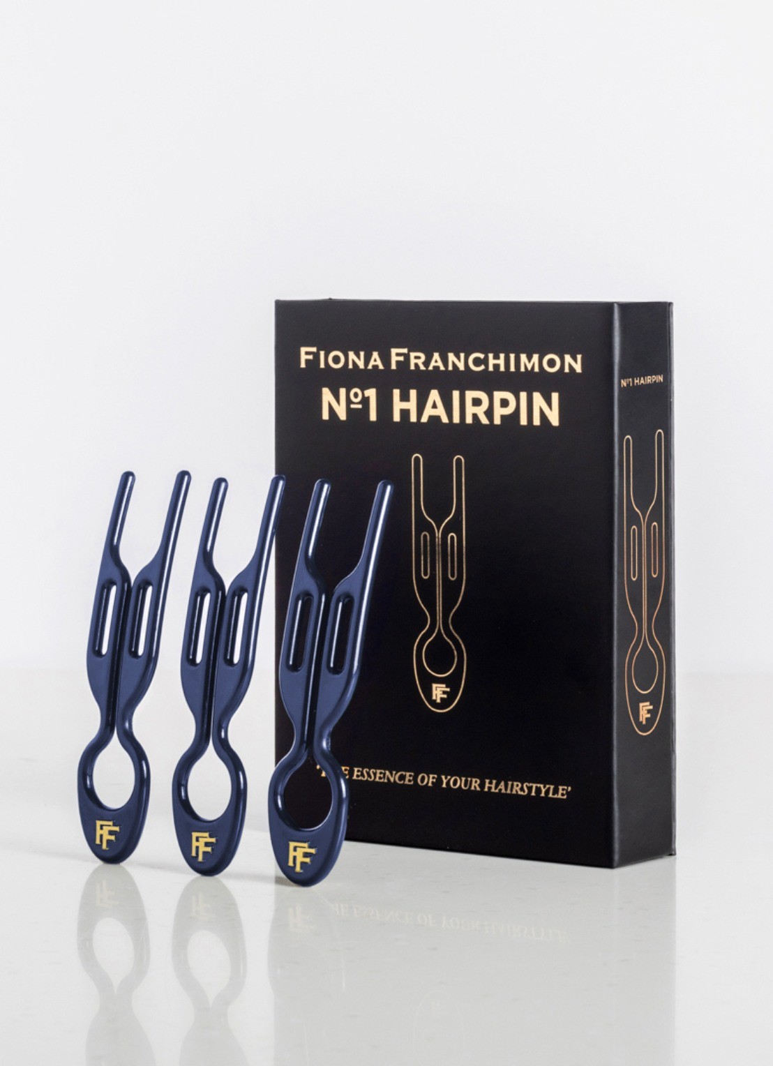 Fiona Franchimon 'Nº1 HAIRPIN | Royal Blue - haarpin set van 3 - voorkant 7 undefined