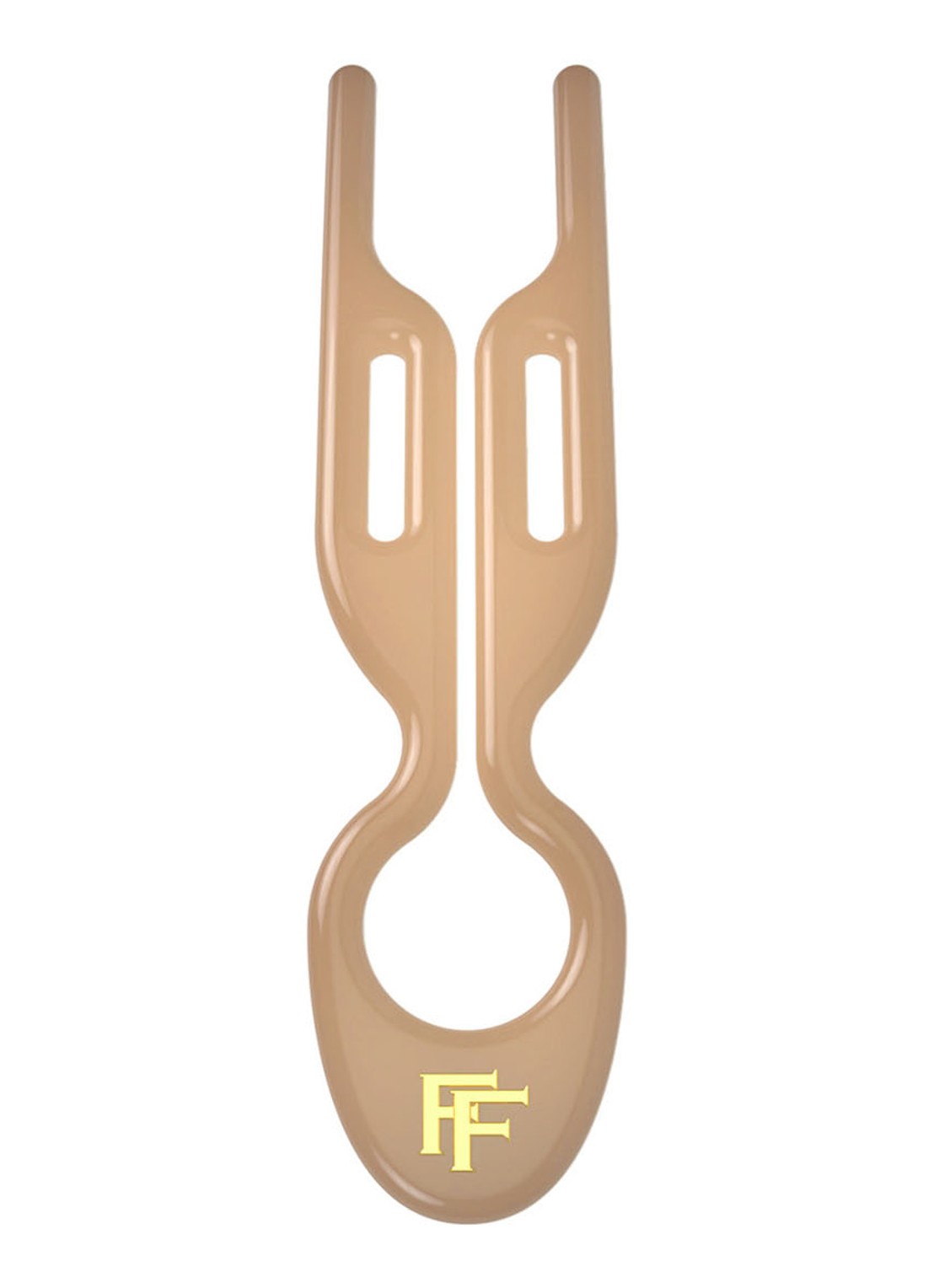 Fiona Franchimon Nº 1 Hairpin - haarpin set van 3  - detail satin sand