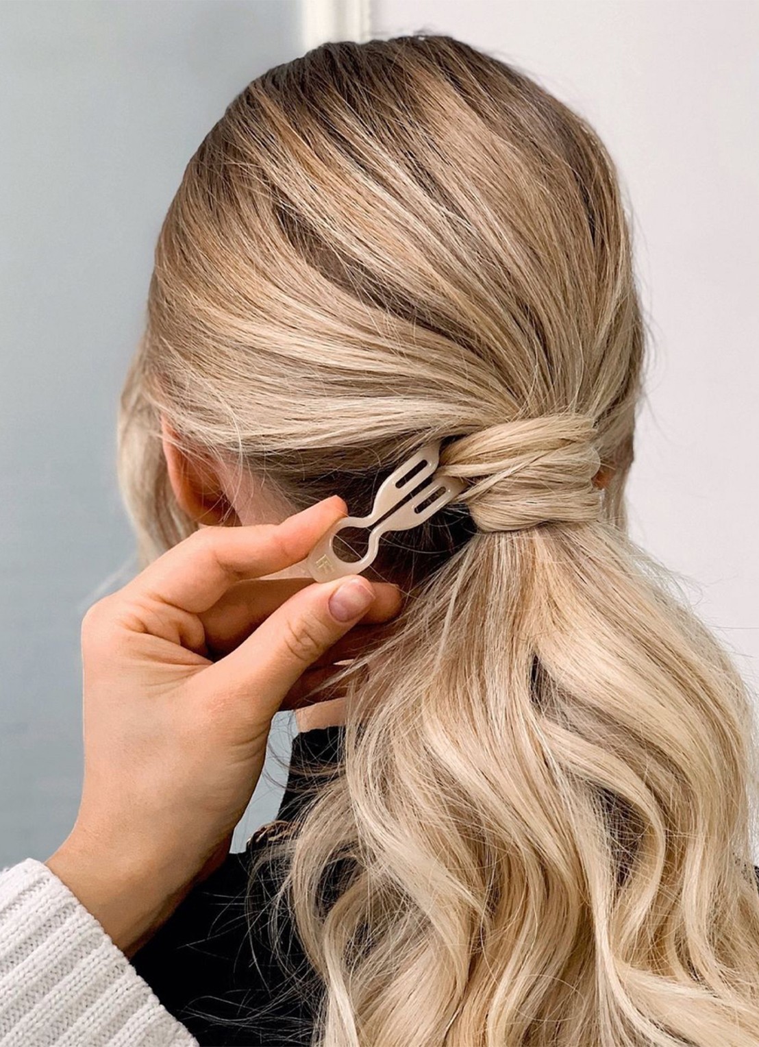 Fiona Franchimon Nº 1 Hairpin - haarpin set van 3  - voorkant 6 soft beige