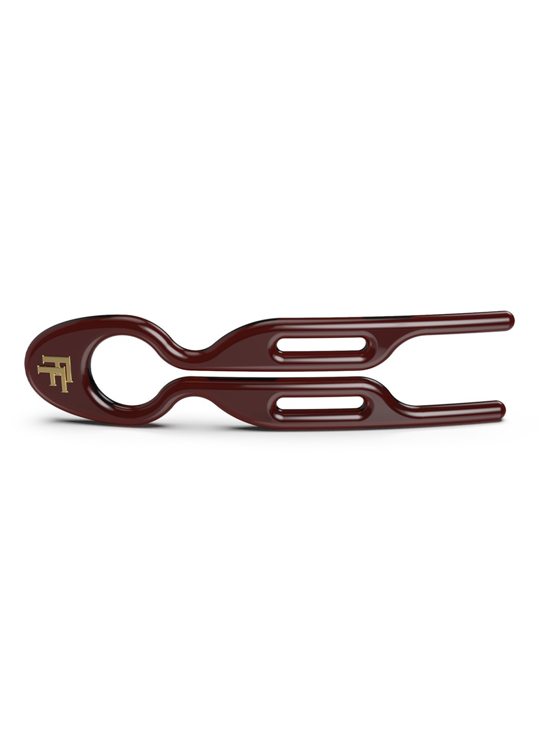 Fiona Franchimon Nº 1 Hairpin - haarpin set van 3  - detail 3 brown