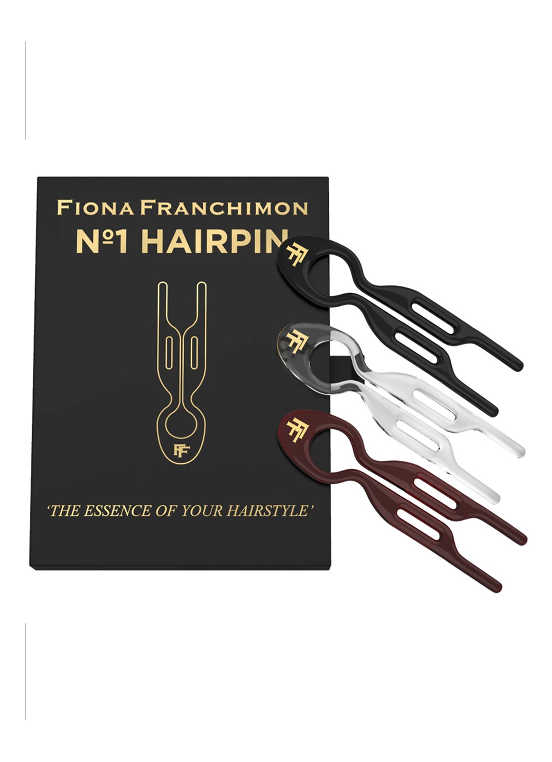 Fiona Franchimon Nº 1 Hairpin - haarpin set van 3 - voorkant 2 new york collection