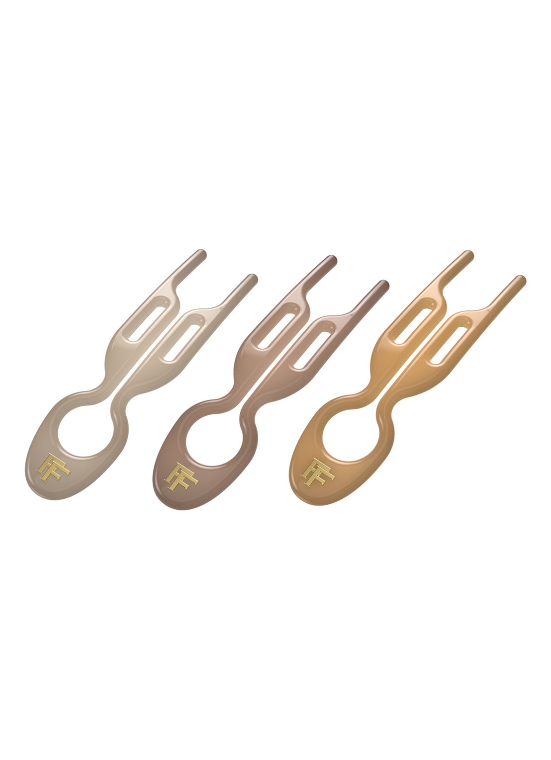 Fiona Franchimon Nº 1 Hairpin - haarpin set van 3 - voorkant paris collection